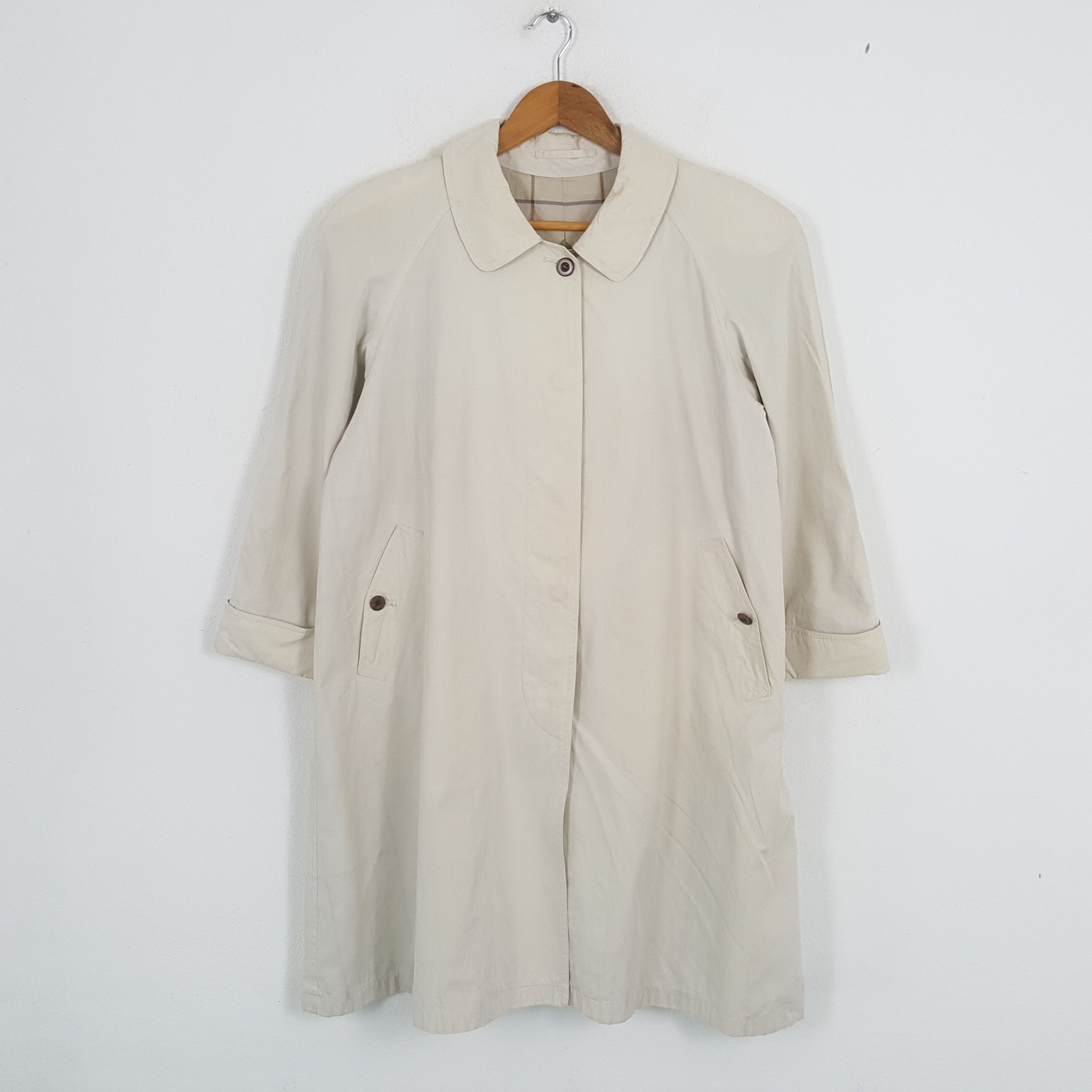 Burberry × Vintage Vintage BURBERRYS Fashion Brand Trench Coat Jacket Size L / US 10 / IT 46 - 3 Thumbnail