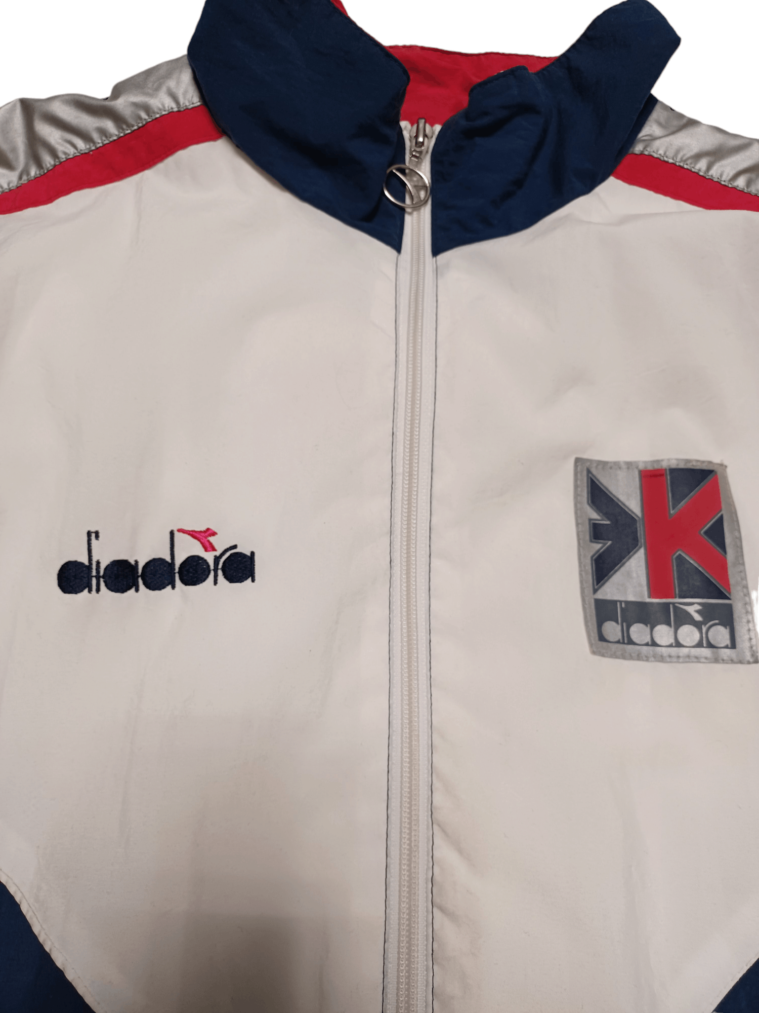 Diadora DIADORA BRITISH FLAG 90S NYLON LIGHT TRACKING JACKET VINTAGE Size US XL / EU 56 / 4 - 3 Thumbnail