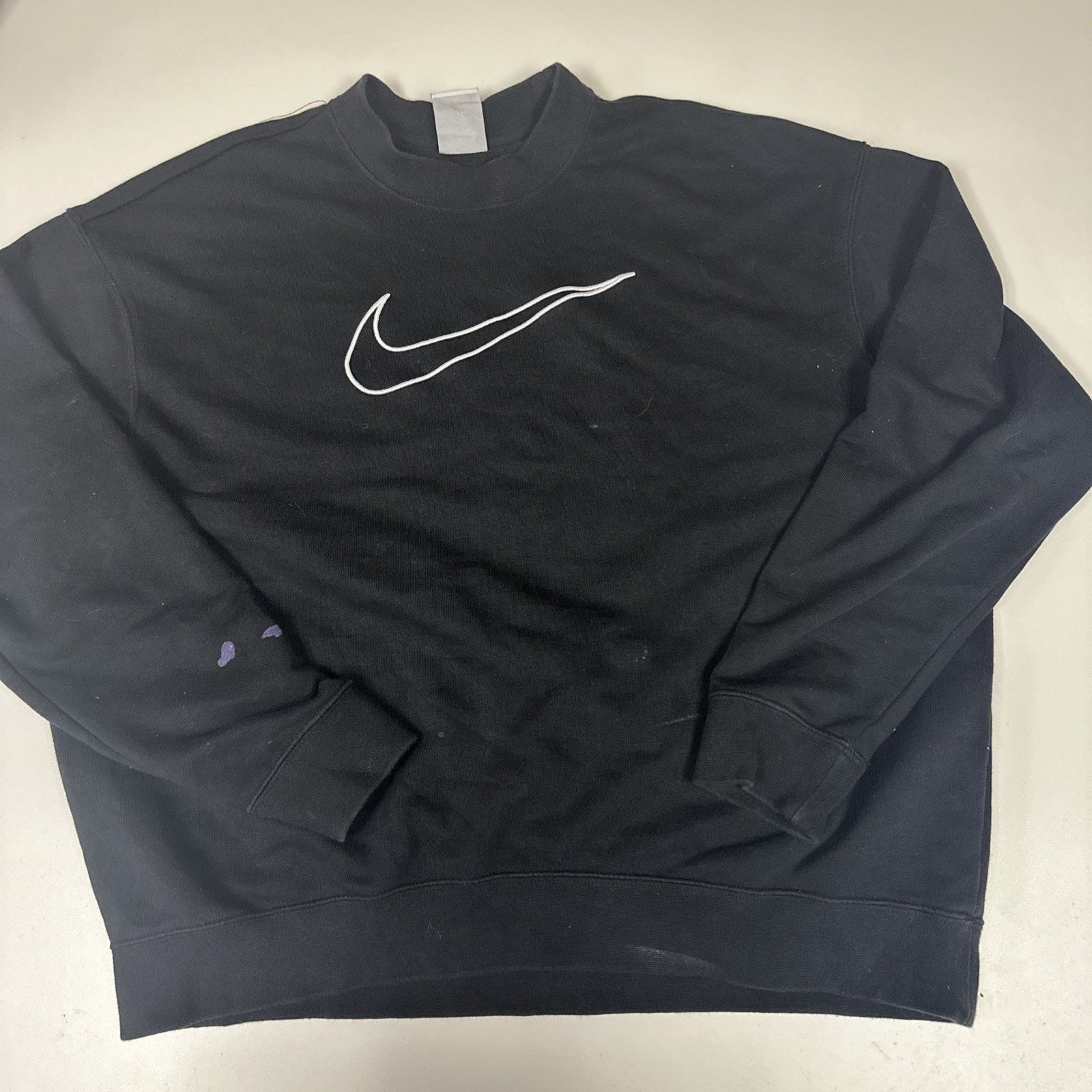 Nike Black Nike Crewneck DQ5542-010 Men's Size Small Size US S / EU 44-46 / 1 - 1 Thumbnail