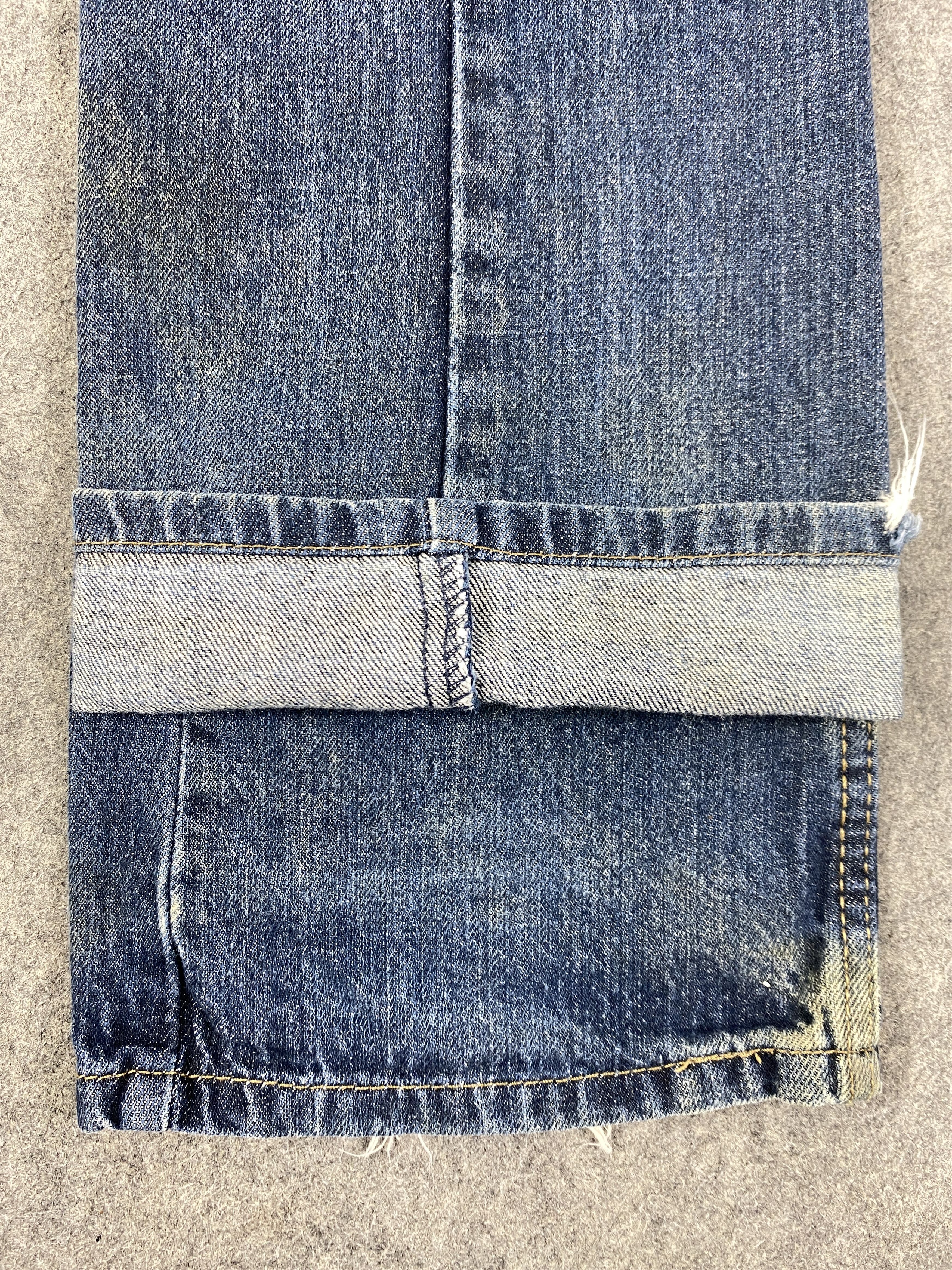Levi's Dirty Blue Vintage Levis 527 Flare Jeans 33x29.5 - JN3201 Size US 33 - 13 Thumbnail