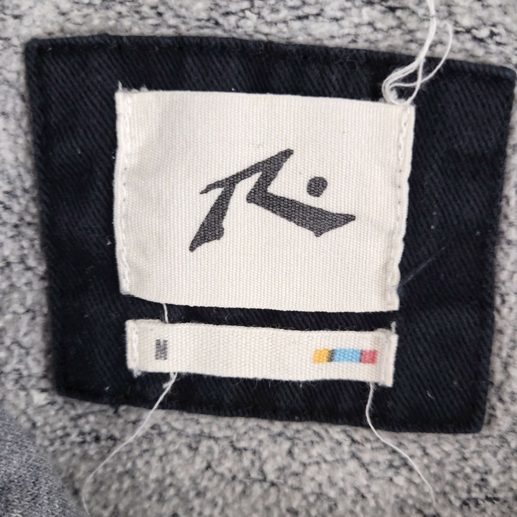 Rusty Rusty Hoodie Mens Medium Gray Stripe Pullover Sweatshirt Size US M / EU 48-50 / 2 - 6 Thumbnail