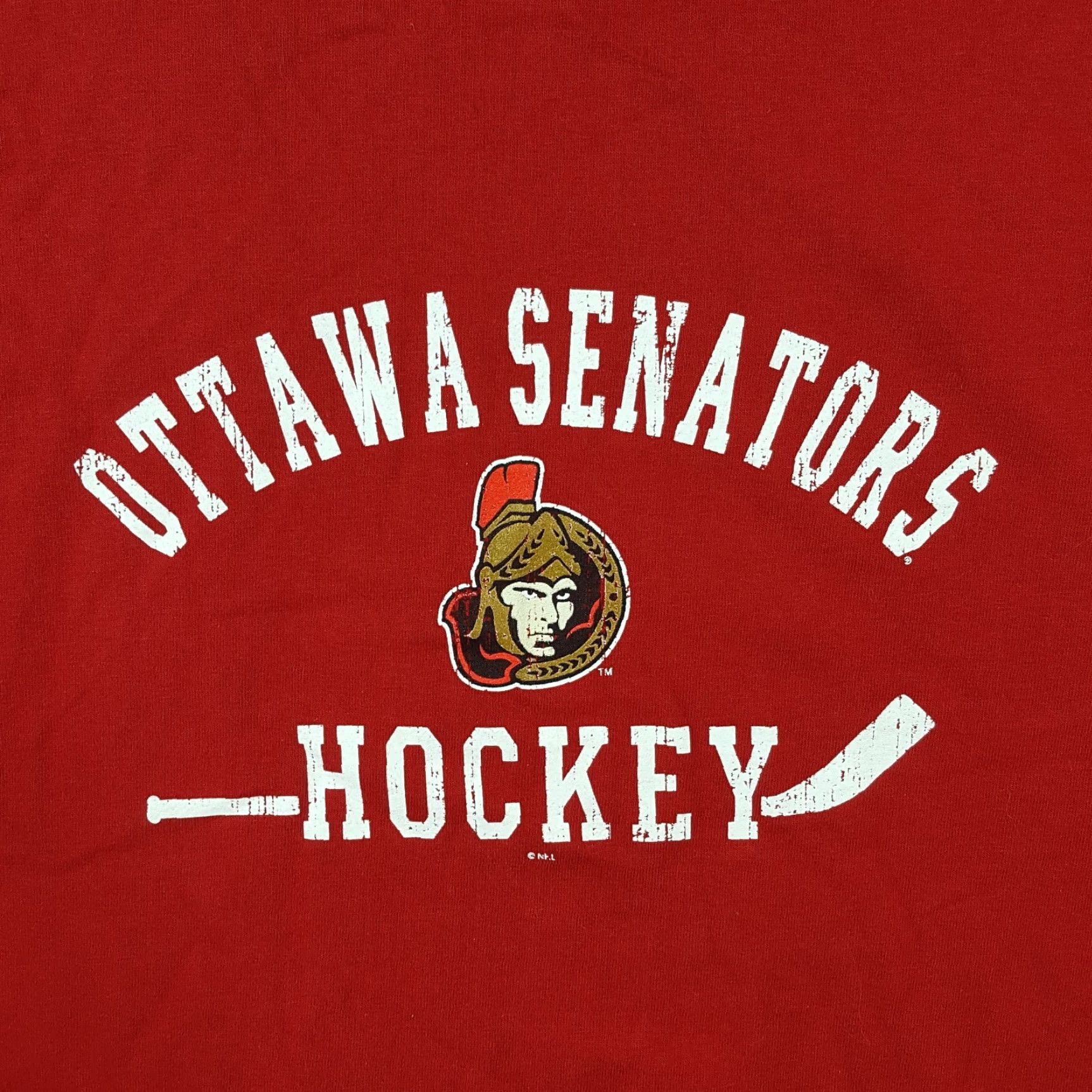 Vintage VINTAGE Ottawa Senators NHL Long Sleeve Men's T-Shirt Large Retro Red Logo Sports Y2K 90s 00s Size US L / EU 52-54 / 3 - 3 Thumbnail
