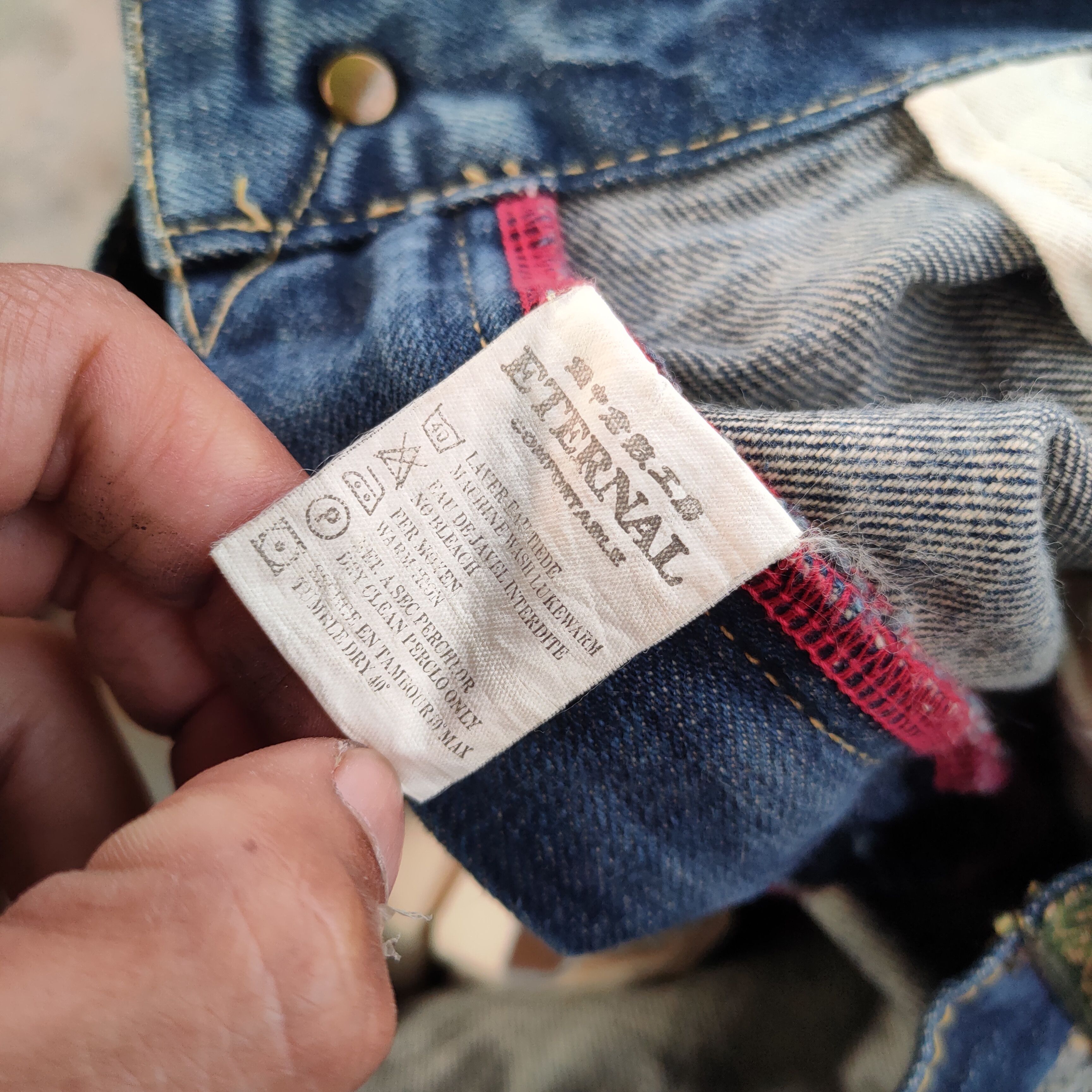 Japanese Brand SICK💥 JAPANESE VINTAGE DISTRESSED FADED JEANS DENIM PANTS Size US 30 / EU 46 - 14 Thumbnail