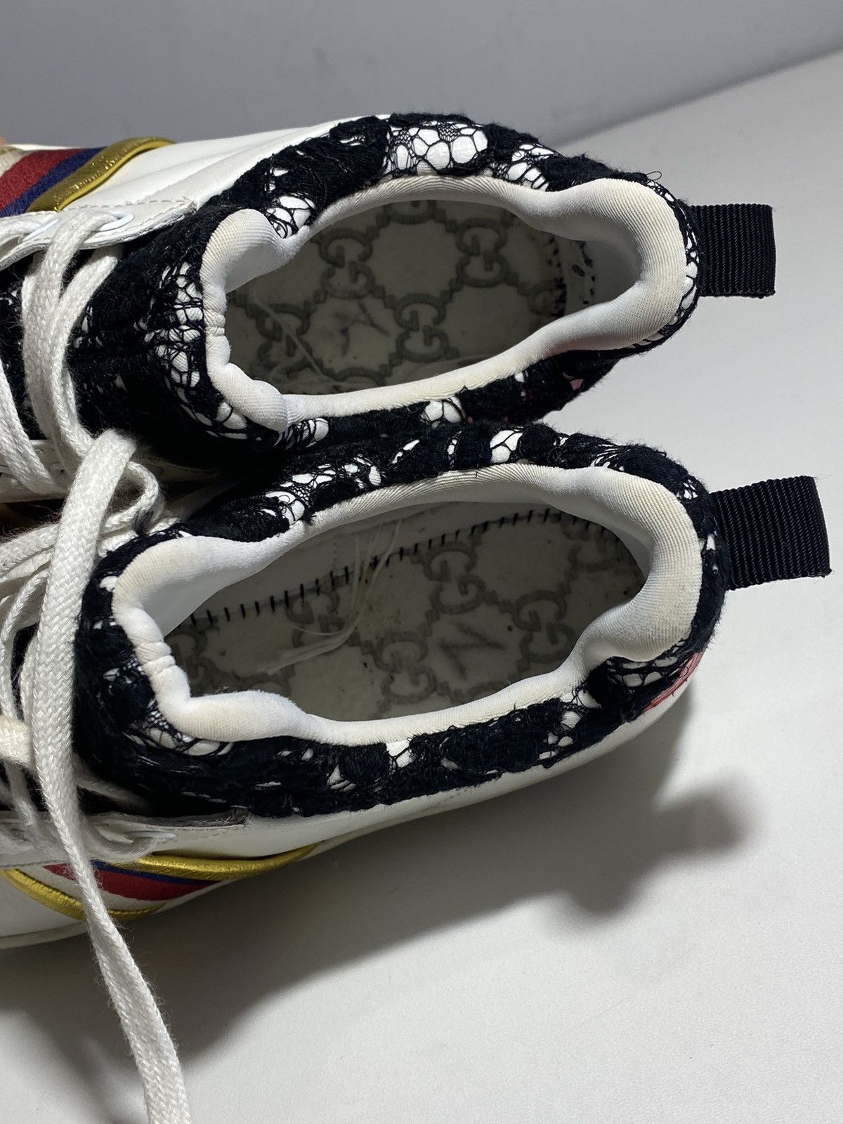 Gucci Gucci Women’s Ace Leather Trainers Size US 7 / IT 37 - 17 Thumbnail