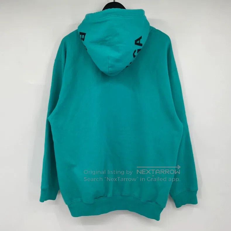 Balenciaga Balenciaga Lake Green Letter Logo Hoodie Size US M / EU 48-50 / 2 - 1 Thumbnail