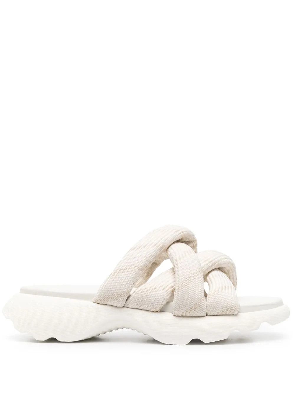 Moncler o1y1125 Slippers in White/Beige Size US 8 / IT 38 - 1 Thumbnail