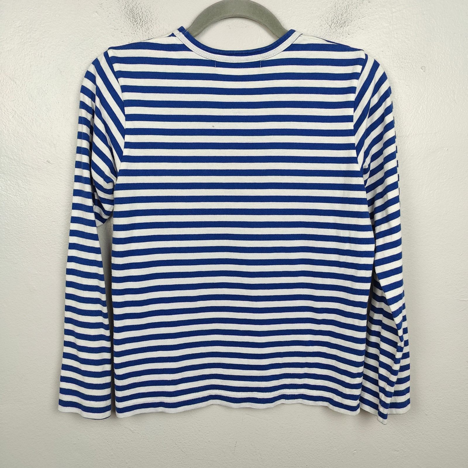 Comme des Garcons PLAY Play Comme des Garcons Striped Top Womens Medium Blue White Size M / US 6-8 / IT 42-44 - 6 Thumbnail