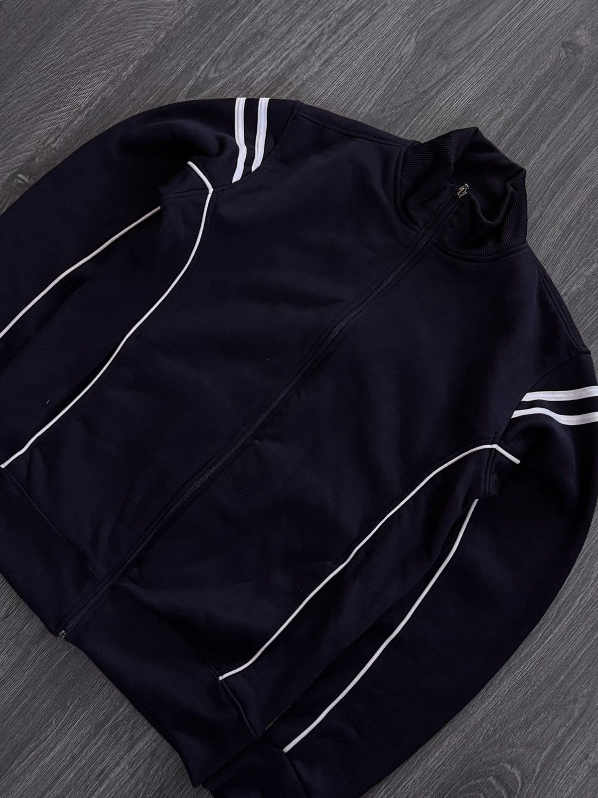 Armani Vintage Armani Big Logo Track Jacket Size US L / EU 52-54 / 3 - 3 Thumbnail