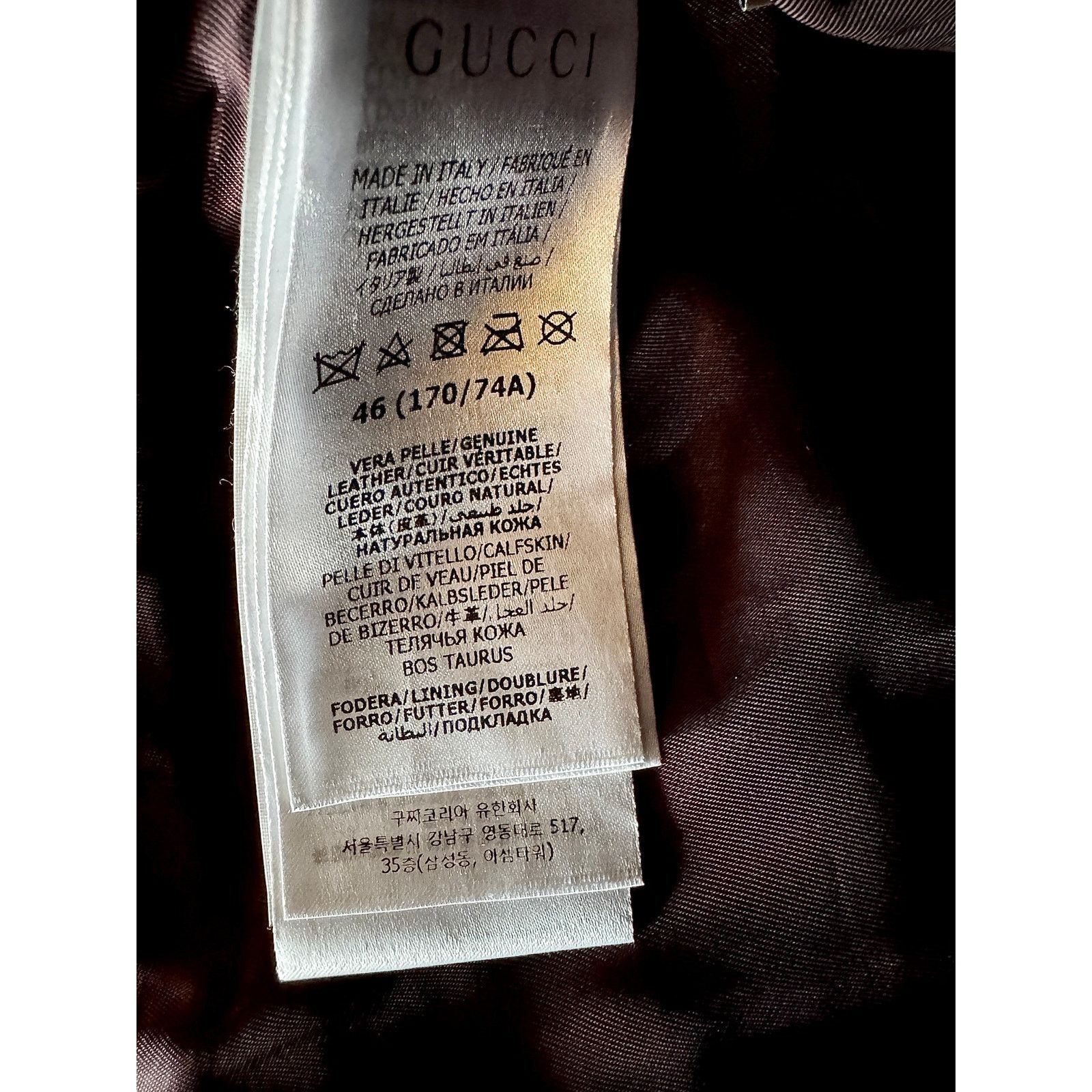 Gucci Gucci NWT Bordeaux Soft Calf Leather Pants Size 31" - 4 Thumbnail