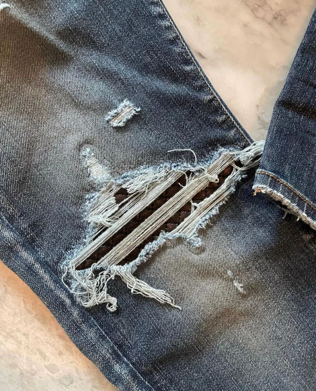 Amiri amiri classic illusion blue denim jeans Size US 30 / EU 46 - 4 Thumbnail