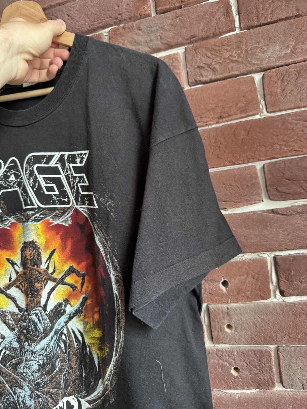 Band Tees Vintage 1992 RAGE Trapped Japan Tour Metal Band Tee Rare XL Size US XL / EU 56 / 4 - 5 Thumbnail