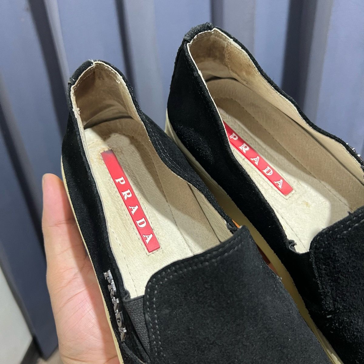 Prada Prada milano Slip on suede black Size US 7 / EU 40 - 6 Thumbnail