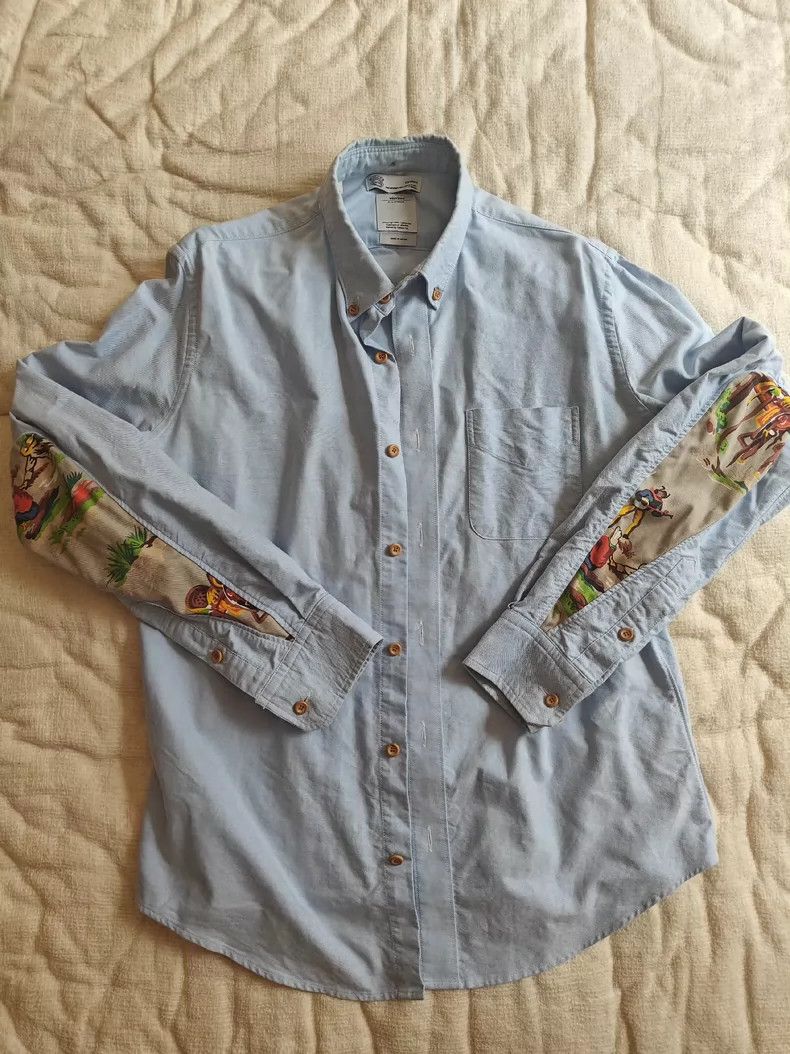 Visvim Classic Visvim Oxford Shirt with Artistic Sleeves Size US M / EU 48-50 / 2 - 1 Thumbnail