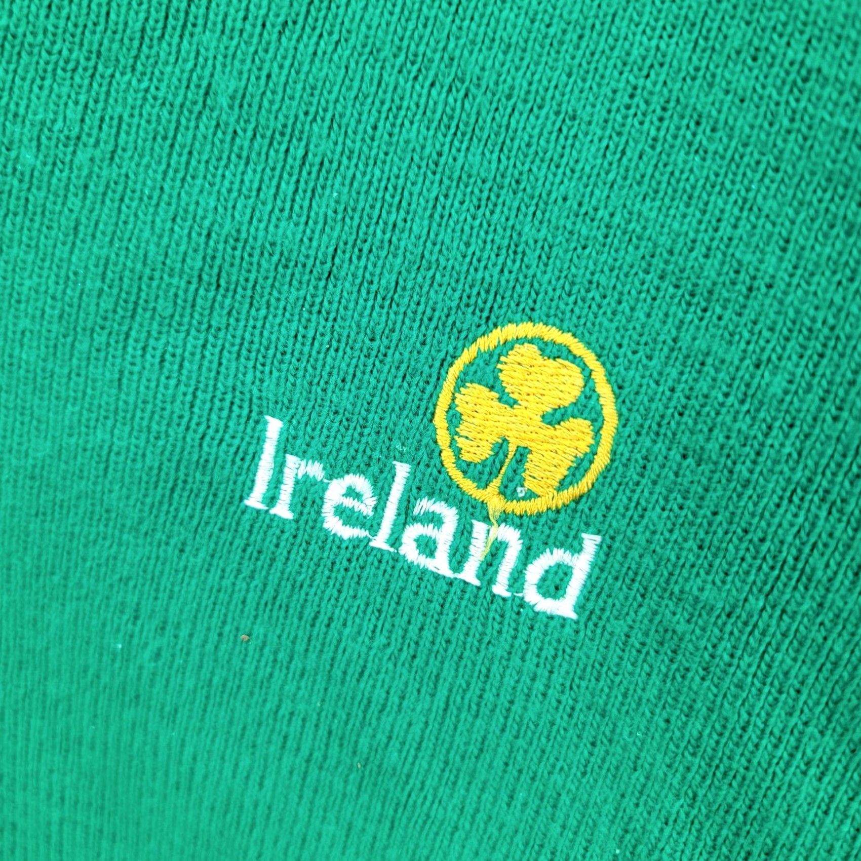Vintage VINTAGE Emerald Sports IRELAND KNIT SWEATER MENS L Green Shamrock 80s Crew Neck Pullover Knit Embroidered Logo 80s Men Size US L / EU 52-54 / 3 - 5 Thumbnail