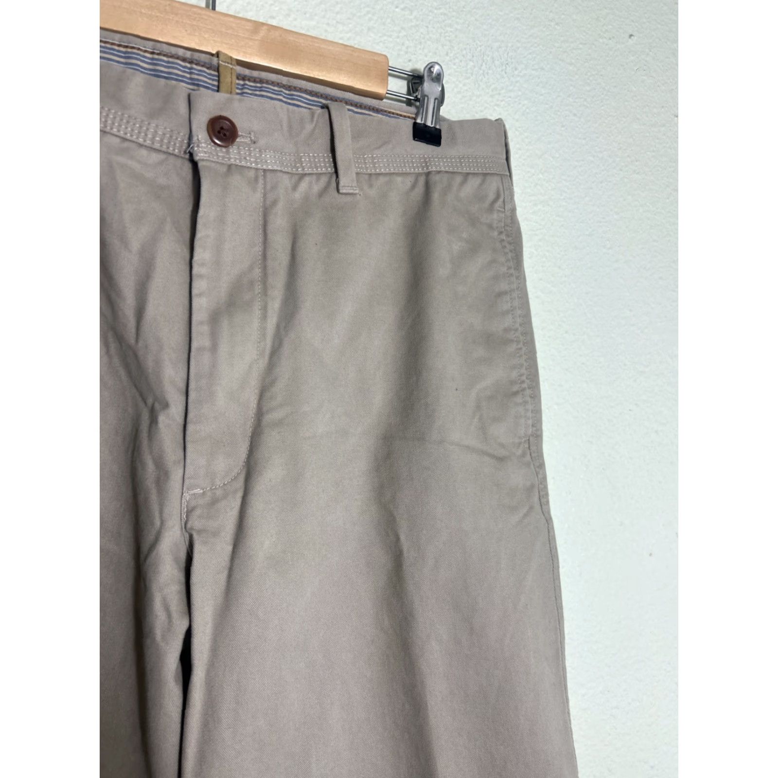 Timberland Timberland Chino Pants Mens 34x32 Regular Cotton Beige Business Mens Size US 34 / EU 50 - 6 Thumbnail