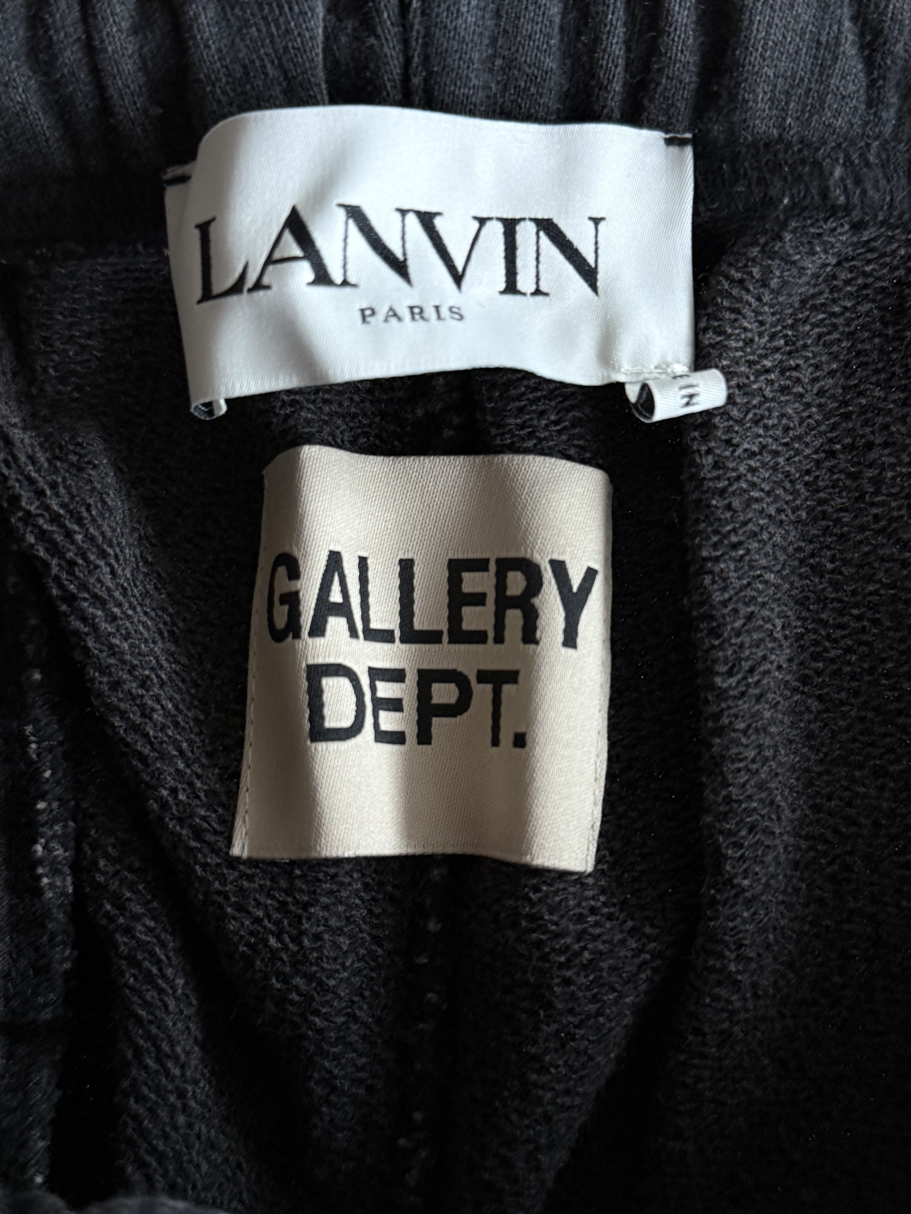 Gallery Dept. Gallery Dept Lanvin Black Paint Splatter Sweatpants Size US 38 / EU 54 - 3 Thumbnail