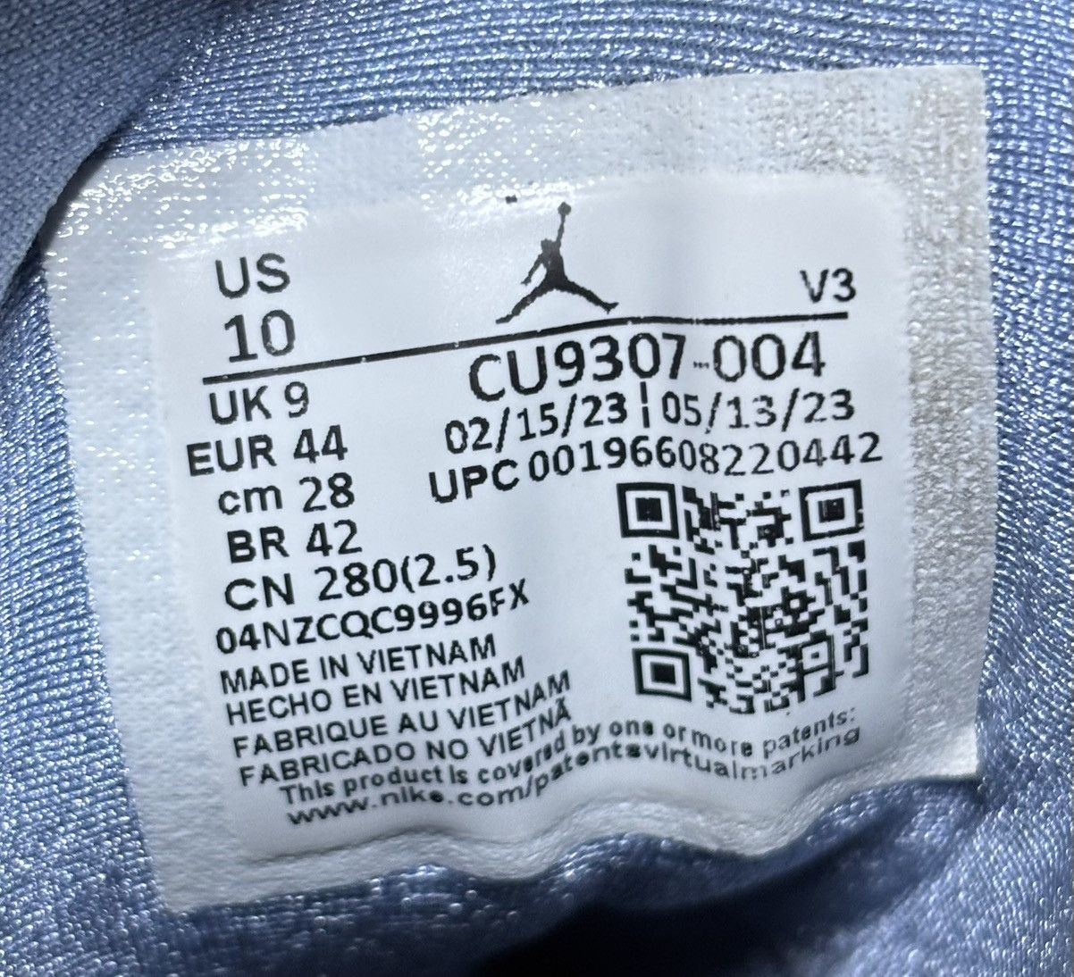 Jordan Brand Jordan 7 Retro Chambray 2023 Size 10 Size US 10 / EU 43 - 6 Thumbnail