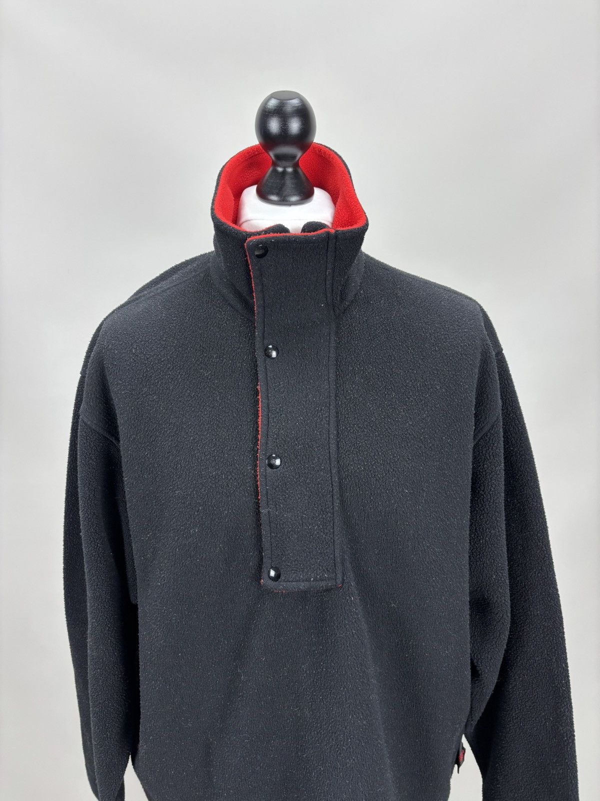 Marlboro Mens fleece jacket Marlboro Size L Color Black Size US L / EU 52-54 / 3 - 2 Thumbnail