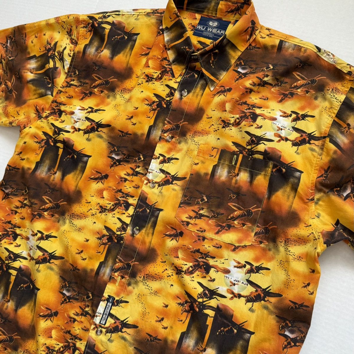 Wu-Tang Clan 🔴Wu-Wear Shirt Size 2XL Original Wu-Tang Button Up Vintage Size US XXL / EU 58 / 5 - 10 Thumbnail