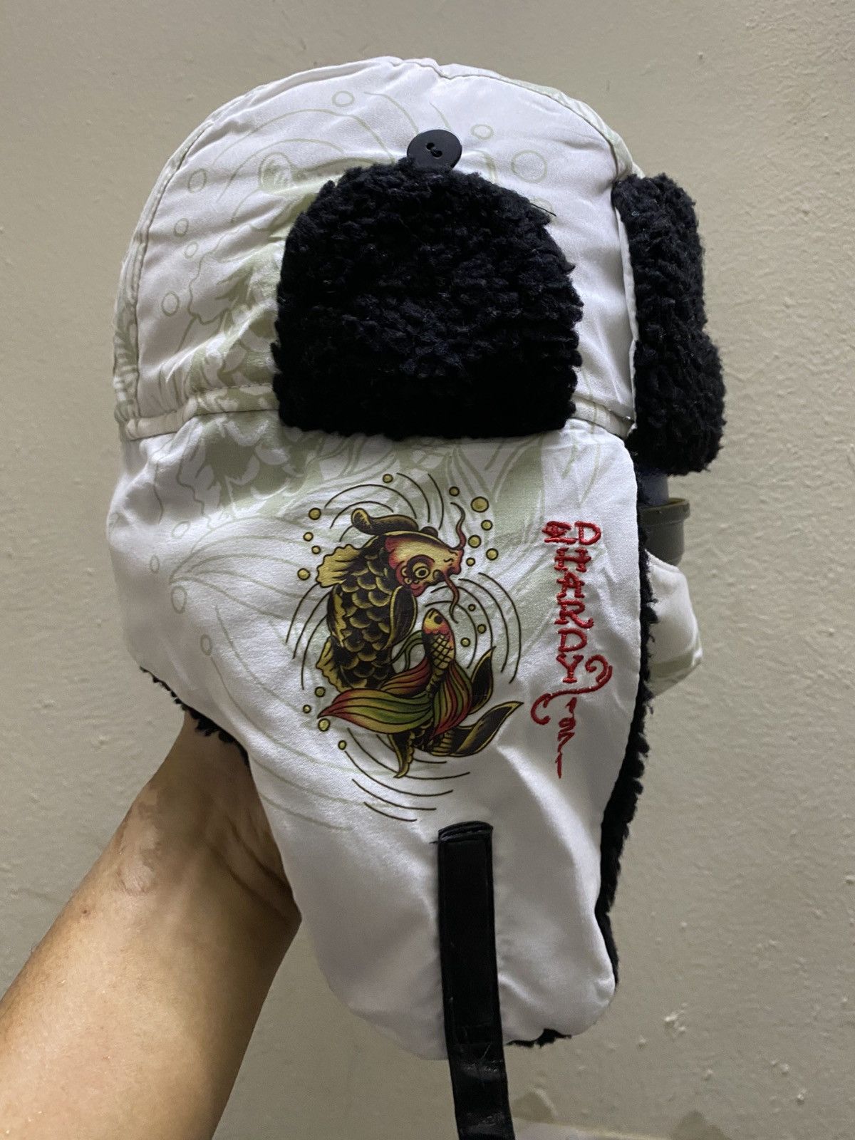 Ed Hardy Rare Ed Hardy Winter Trapper Ushanka Y2K Vintage Size ONE SIZE - 6 Thumbnail