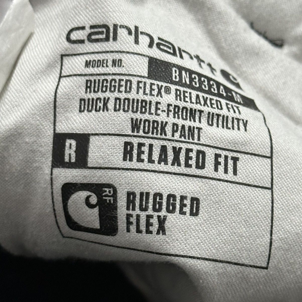 Carhartt Carhartt Double Knee Duck Canvas Pants 38x34 Black BN3334-M Size US 38 / EU 54 - 10 Thumbnail
