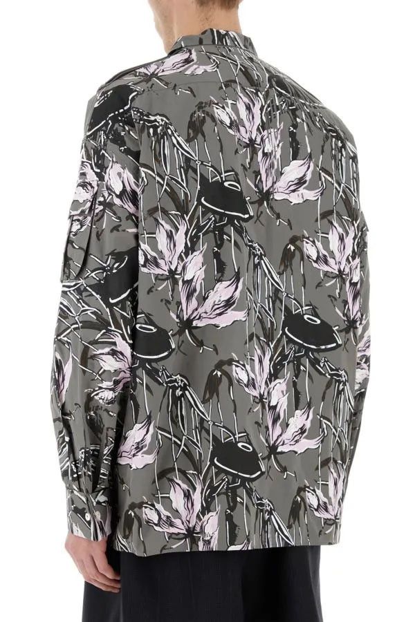 Prada o1bcso1str1025 Popeline Shirt in Multicolor Size US L / EU 52-54 / 3 - 4 Thumbnail