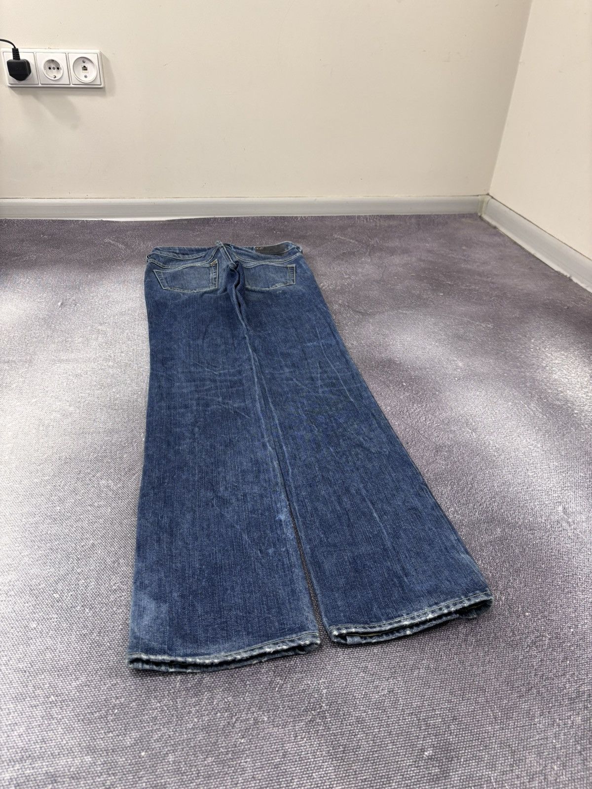 Adidas × Diesel Diesel X Adidas Sample F/W08 NWT Women’s Blue Denim Jeans Size 28" / US 6 / IT 42 - 19 Thumbnail