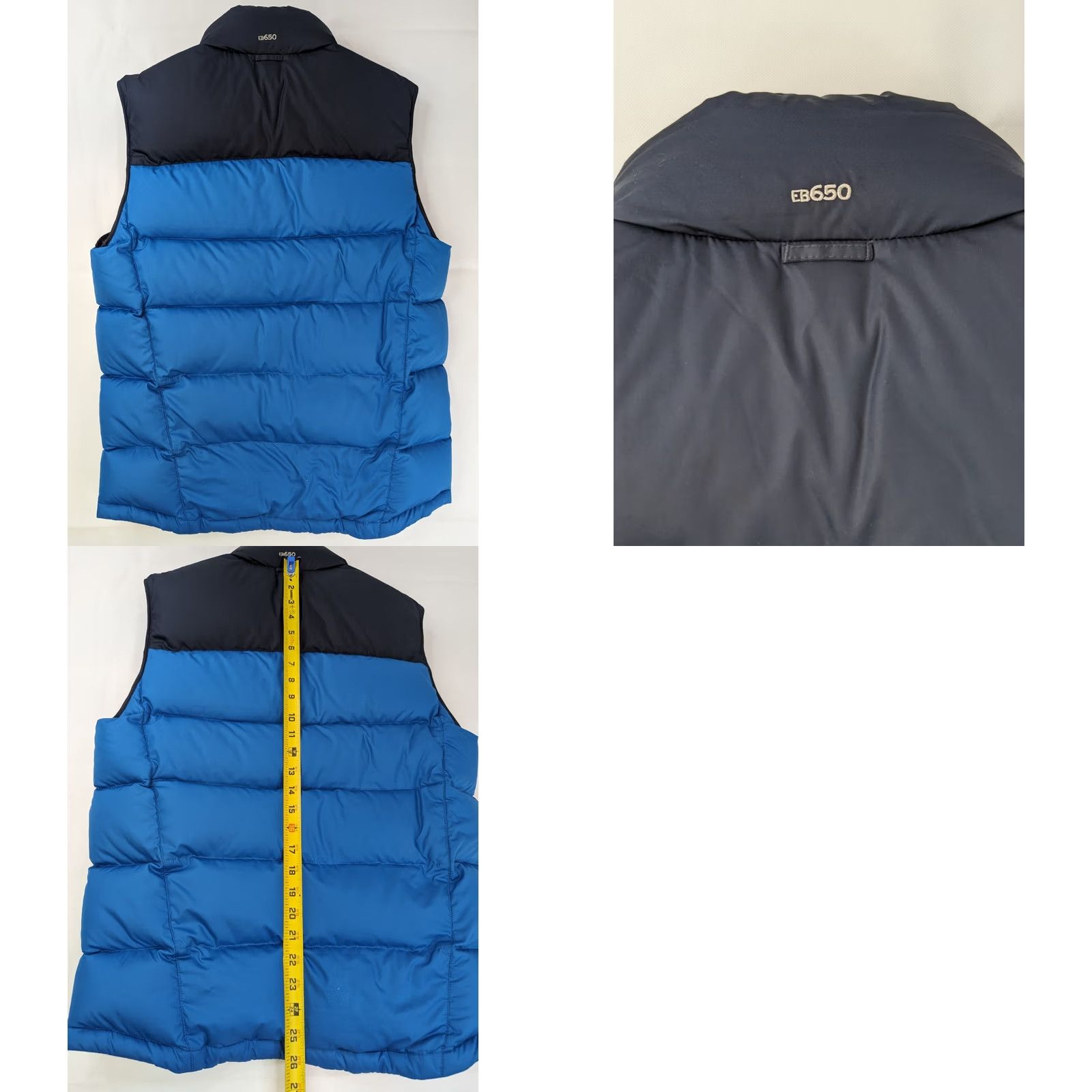 Eddie Bauer Eddie Bauer EB650 Goose Down Vest Men’s Small Black Blue Full Zip Outdoor Vest Size US S / EU 44-46 / 1 - 9 Thumbnail