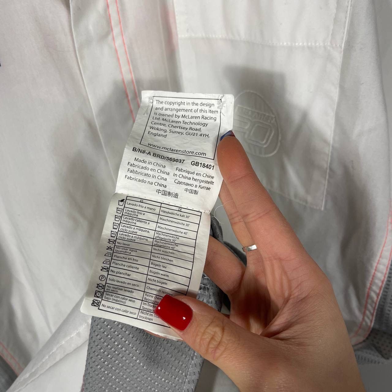 Hugo Boss × Mercedes-Benz Mercedes Benz McLaren Boss F1 short sleeve button up shirt Size US XL / EU 56 / 4 - 8 Thumbnail