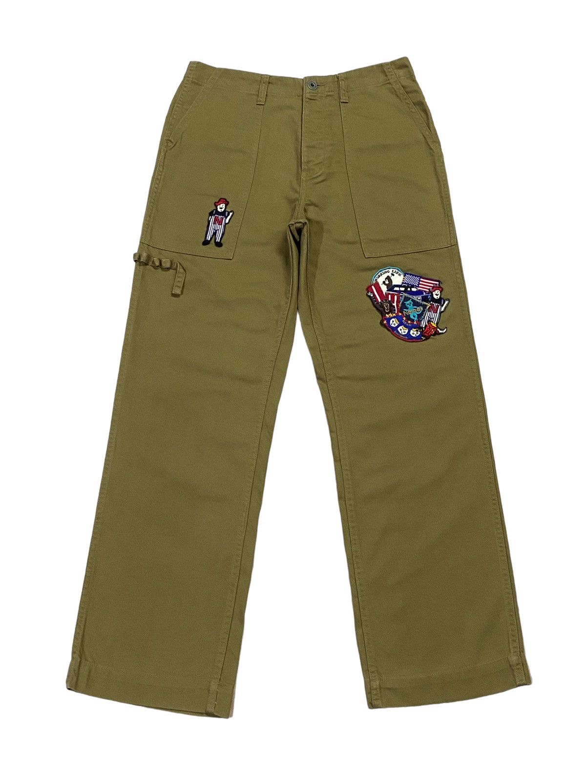Issey Miyake Ne-Net By Issey Miyake Patch Baker Pants Size US 30 / EU 46 - 2 Thumbnail