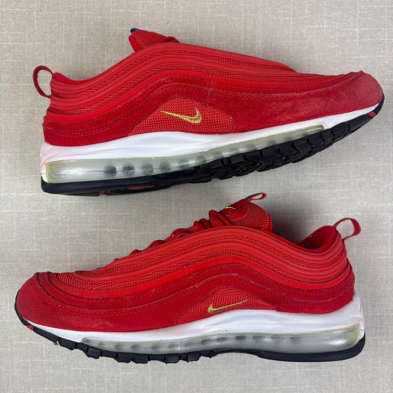 Nike 📌 2020 Nike Air Max 97 “Olympic Rings Pack Red” 10M Size US 10 / EU 43 - 4 Thumbnail
