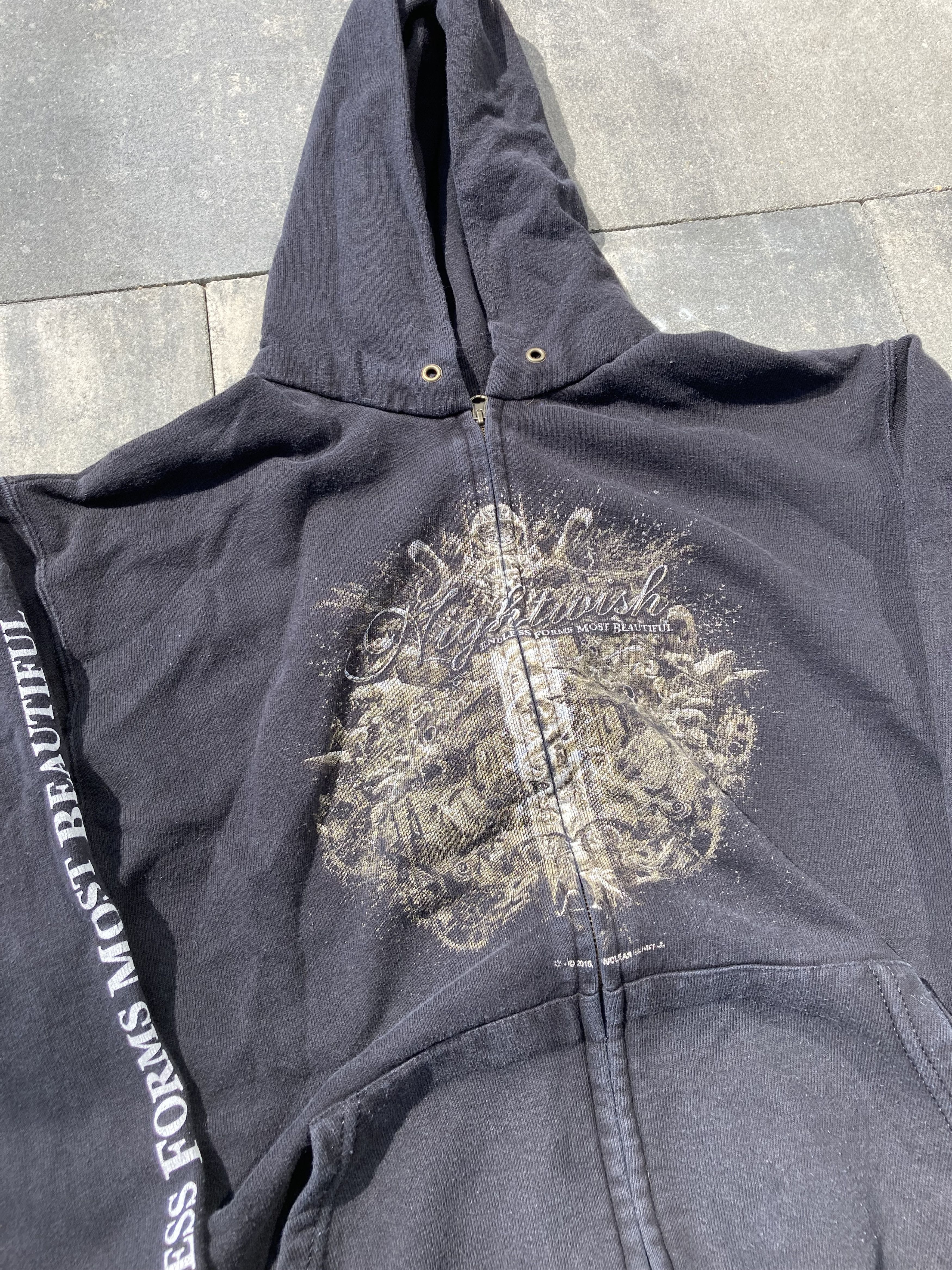 Japanese Brand × Vintage 🌪️Vintage Zip Up Hoodie y2k Size US M / EU 48-50 / 2 - 2 Thumbnail