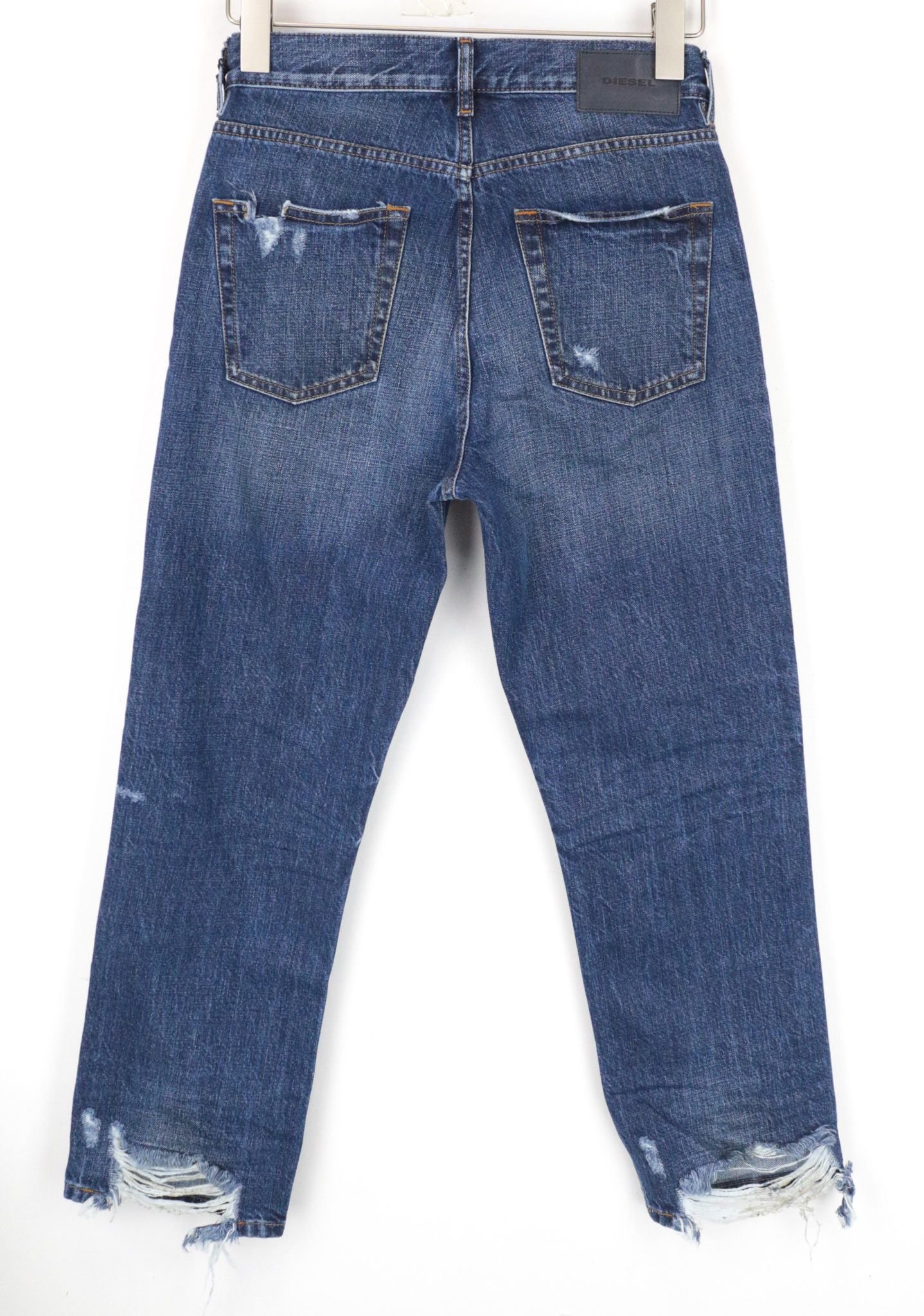 Diesel ARYEL 080AH W24/L32 Girls Ripped Blue Cotton Jeans 69373 Size 24" / US 00 / IT 34 - 4 Thumbnail