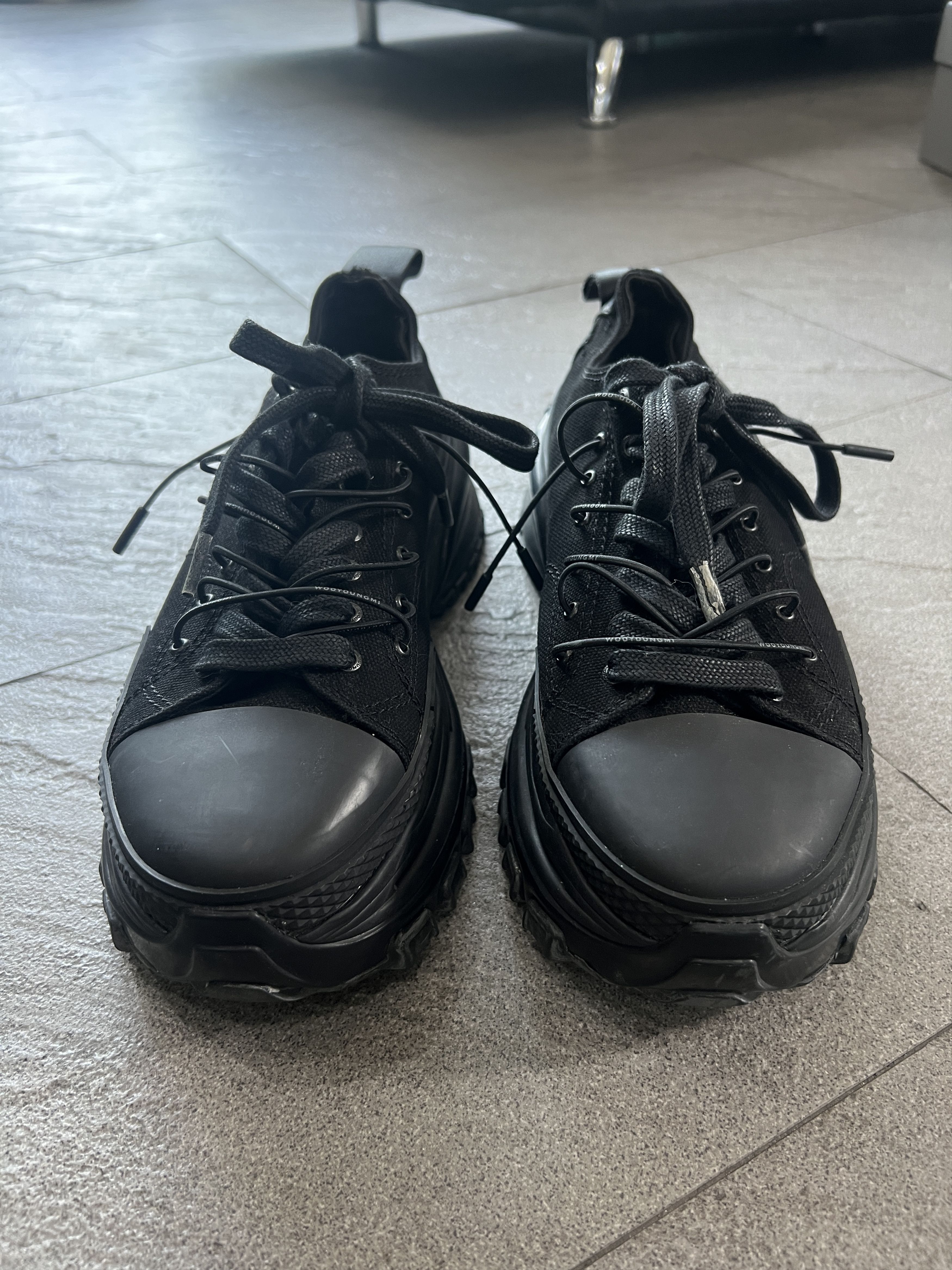 Wooyoungmi Wooyoungmi Paris Platform Chunky Sneakers Black EU43 Size US 10 / EU 43 - 3 Thumbnail