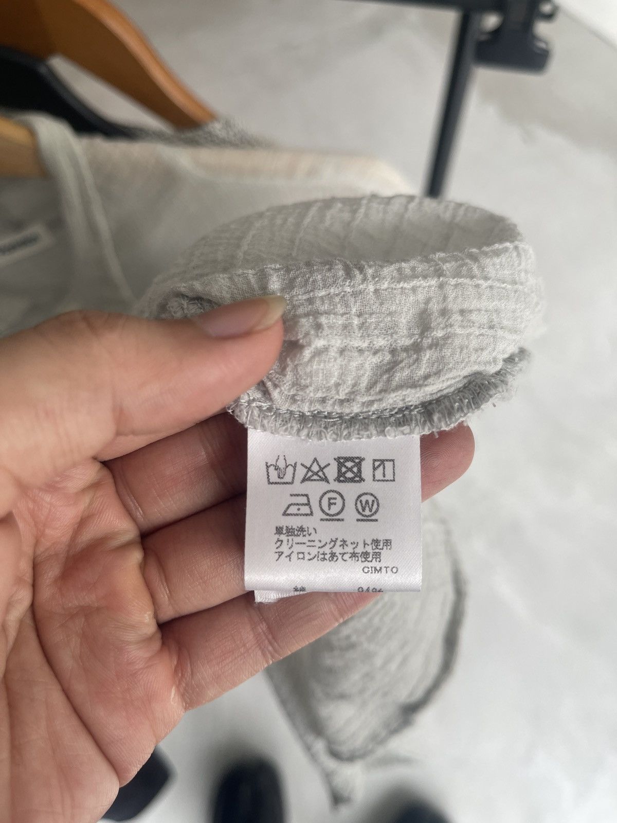 Issey Miyake Plantation Wrinkled Grey Shirt Size US M / EU 48-50 / 2 - 6 Thumbnail