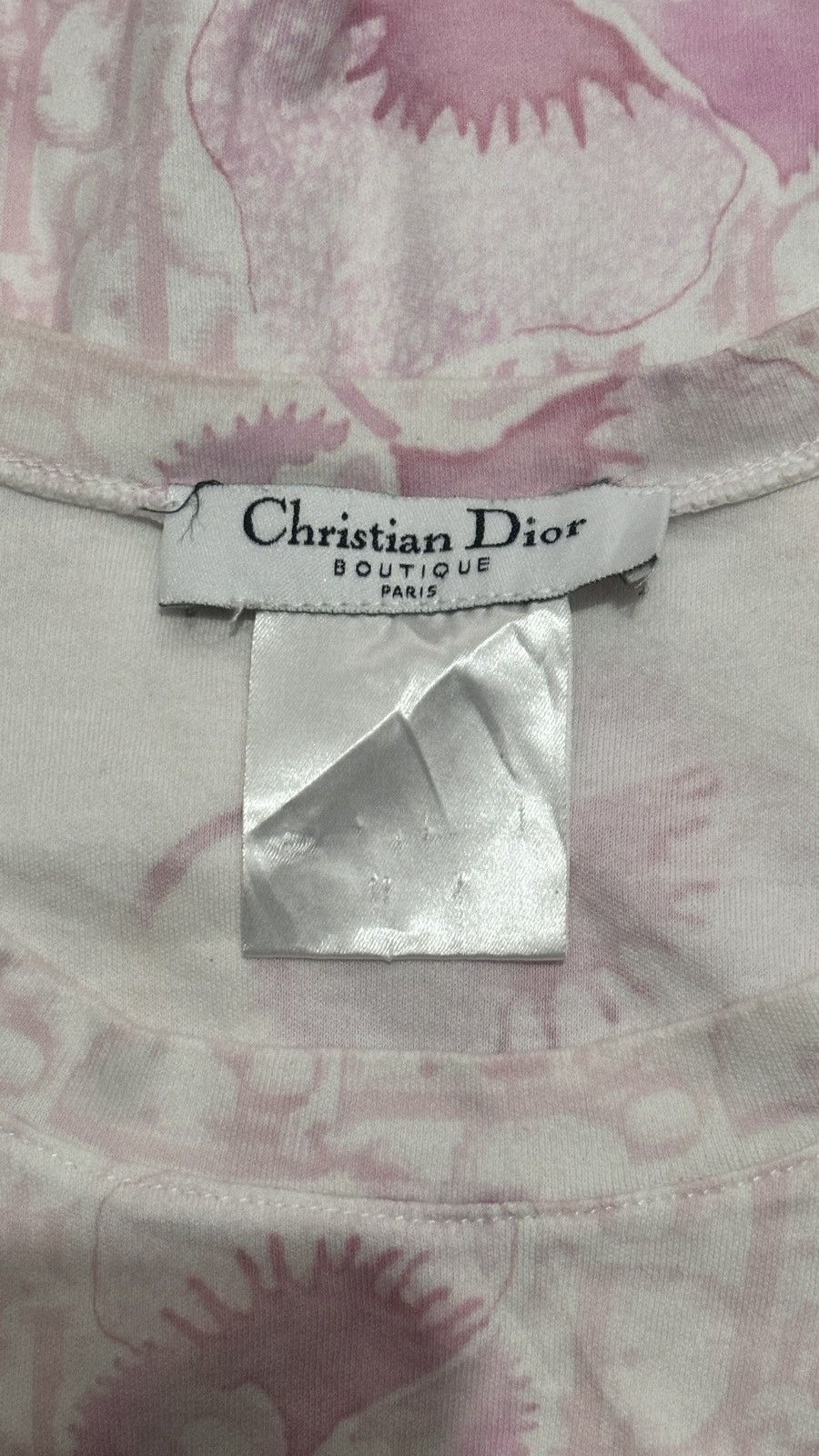 Dior Christian Dior Galliano 2005 Vintage monogram tank top Size M / US 6-8 / IT 42-44 - 7 Thumbnail