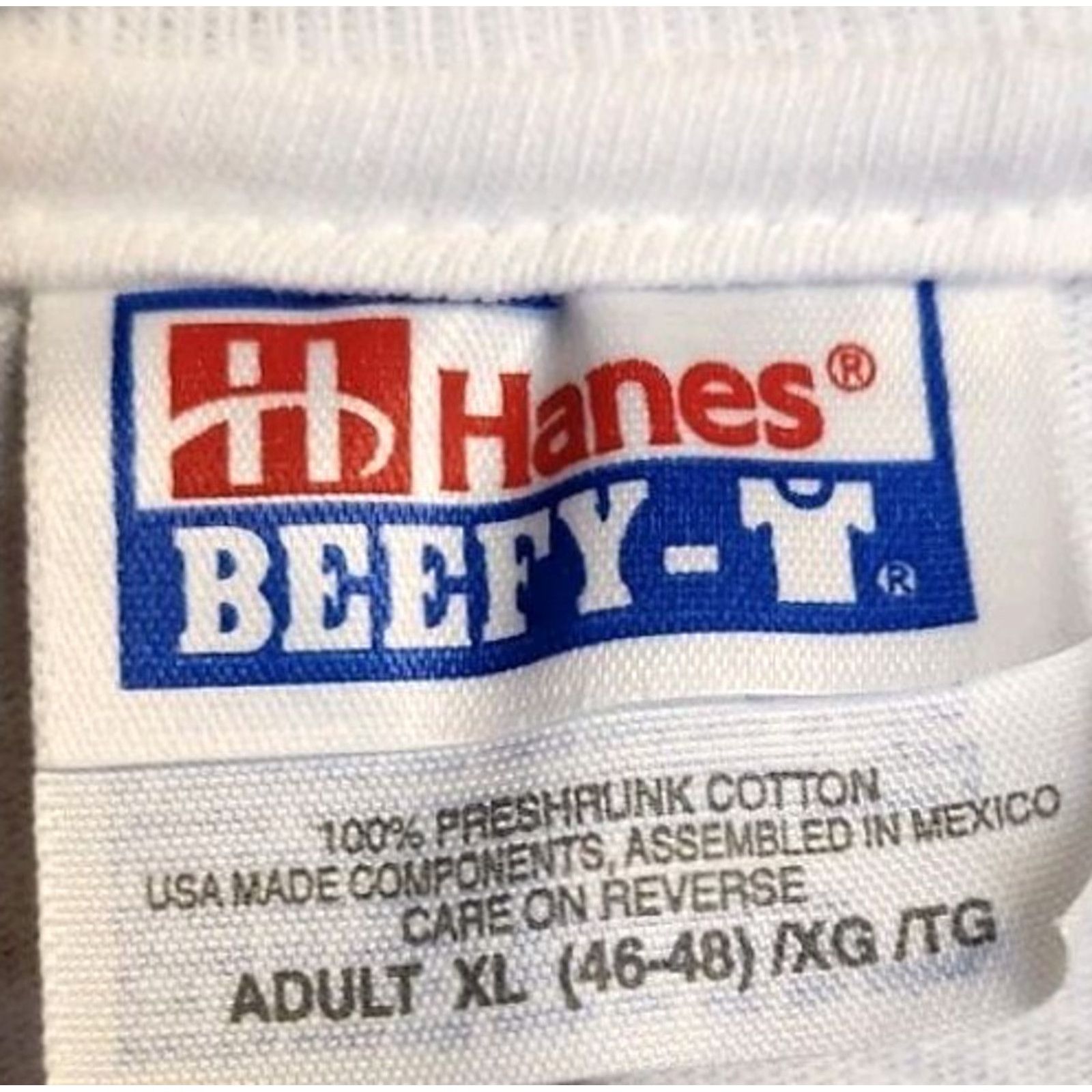 Hanes VINTAGE Hanes Western Union Money Transfer T Shirt Men's XL Double Sided White Cotton Graphic Print 90s Retro Money Theme Mens Size US XL / EU 56 / 4 - 8 Thumbnail