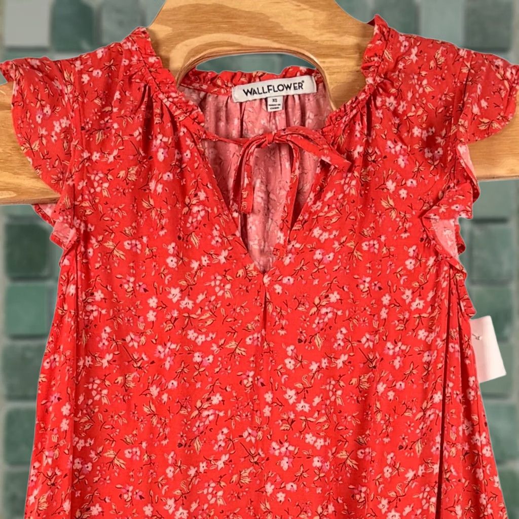 Vintage VINTAGE Wallflower Blouse? Size XS / US 0-2 / IT 36-38 - 1 Thumbnail