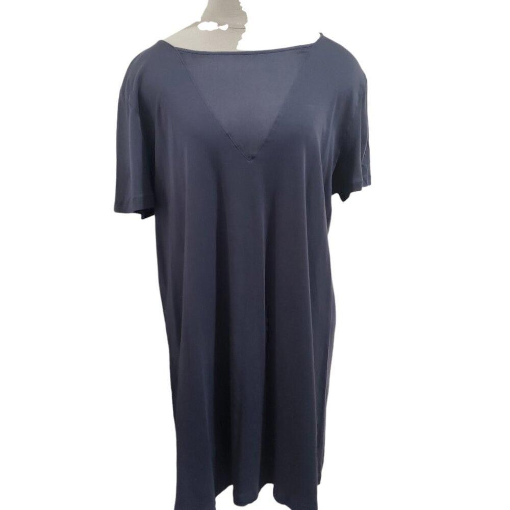 Hanro CT1817 Hanro Dark Grey Short Sleeve Tunic L Size L / US 10 / IT 46 - 1 Thumbnail