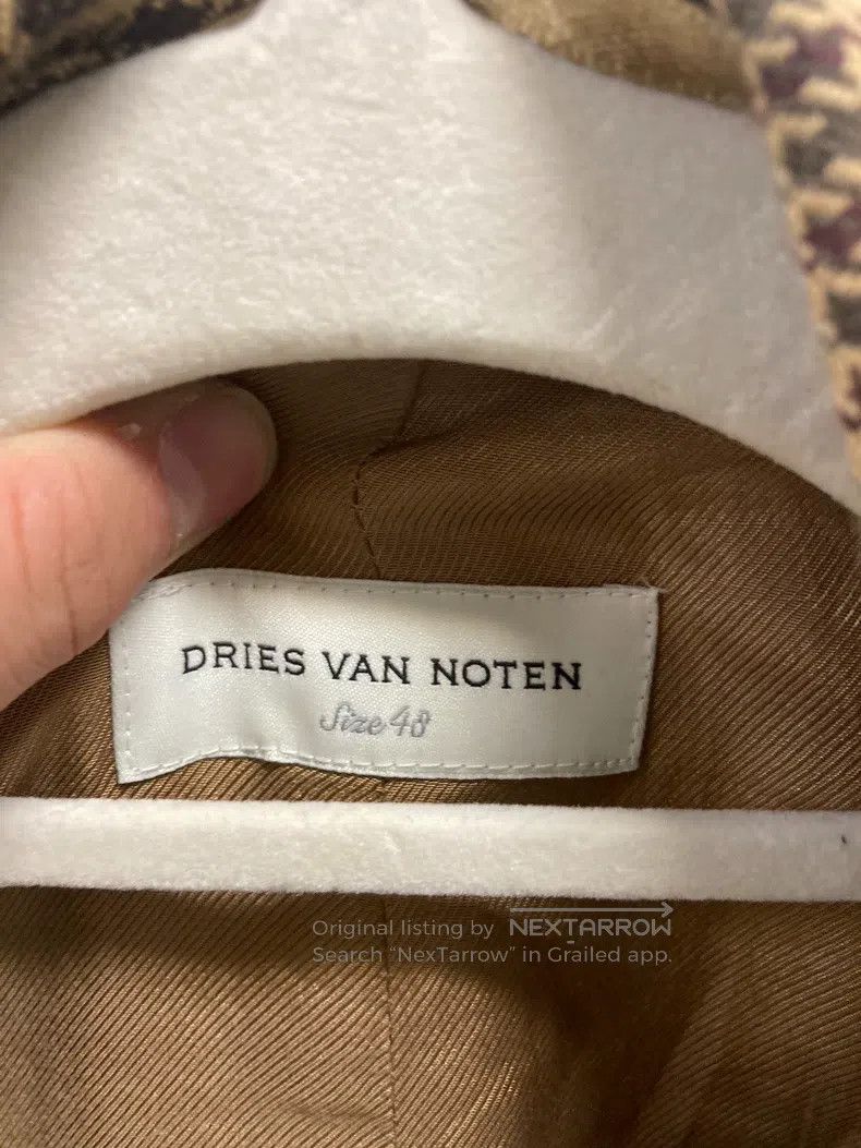 Dries Van Noten Dries Van Noten size:48 Plaid Long Coat Size S / US 4 / IT 40 - 5 Thumbnail