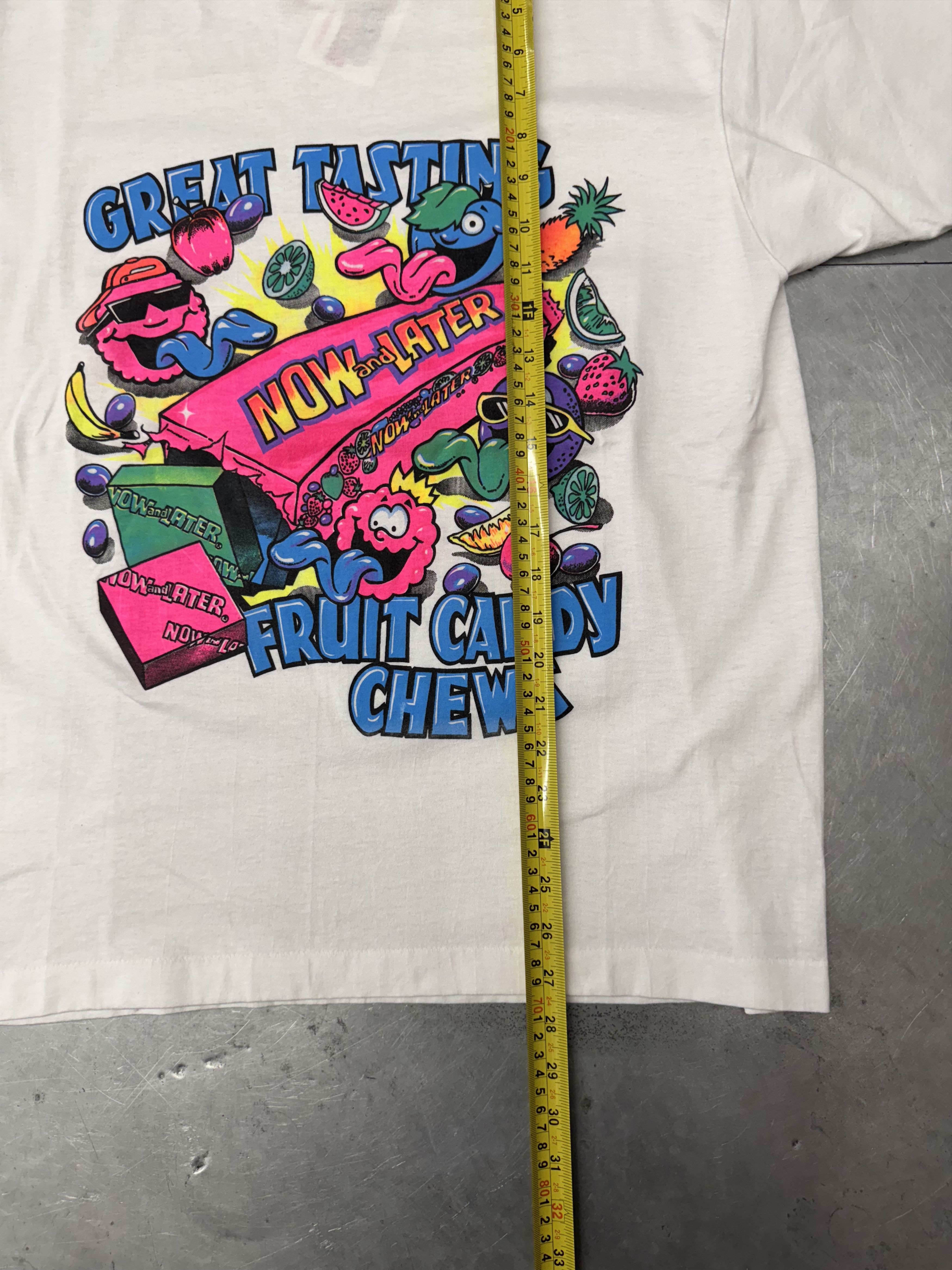 Fruit Of The Loom Vintage Now&Later Candy Tee Size US L / EU 52-54 / 3 - 3 Thumbnail