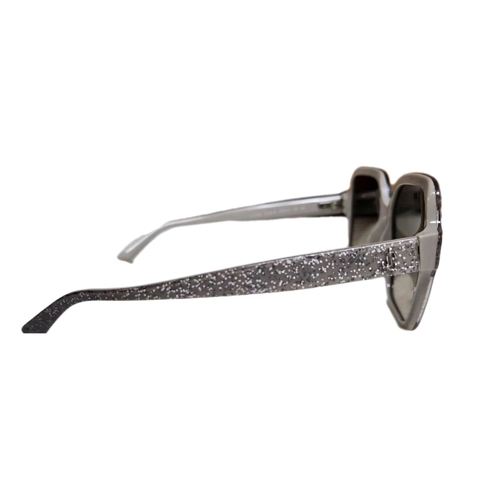 Jimmy Choo Jimmy Choo Sunglasses JC5005 5042/5I Oversized Square Glitter Frame Brown Gradient 55-16-140 Women Designer Size ONE SIZE - 5 Thumbnail
