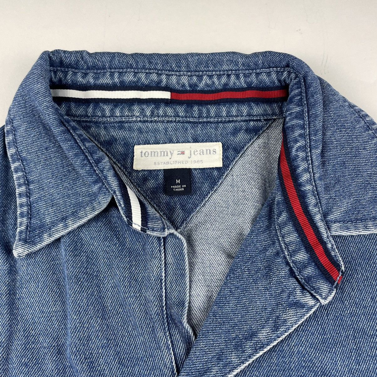 Tommy Hilfiger × Tommy Jeans × Vintage VTG Y2K TOMMY JEANS Hilfiger M Denim Jumpsuit Coverall slim Size M / US 6-8 / IT 42-44 - 6 Thumbnail