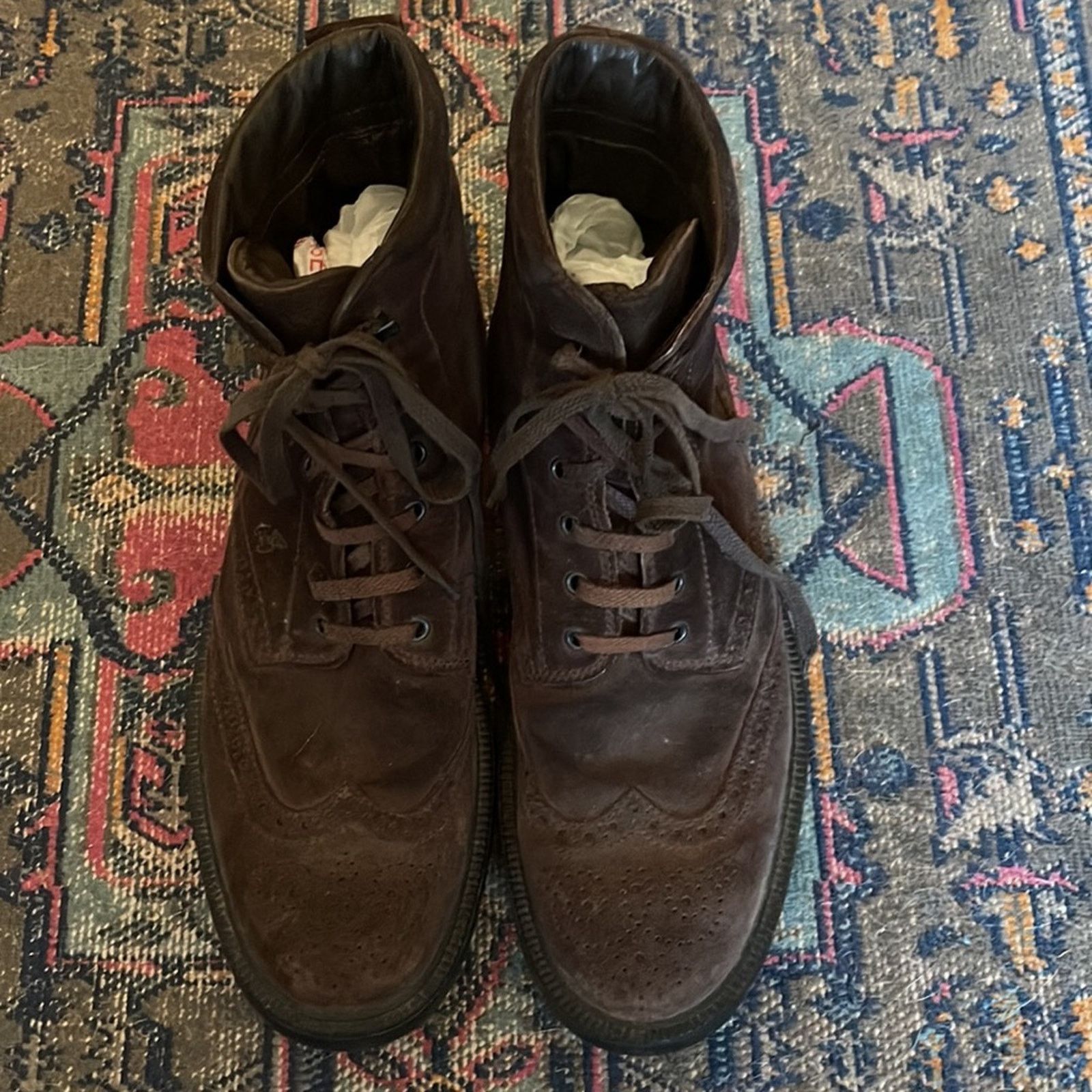 Hogan Hogan suede lace up wingtip boots sz 9.5 Size US 9.5 / EU 42-43 - 5 Thumbnail