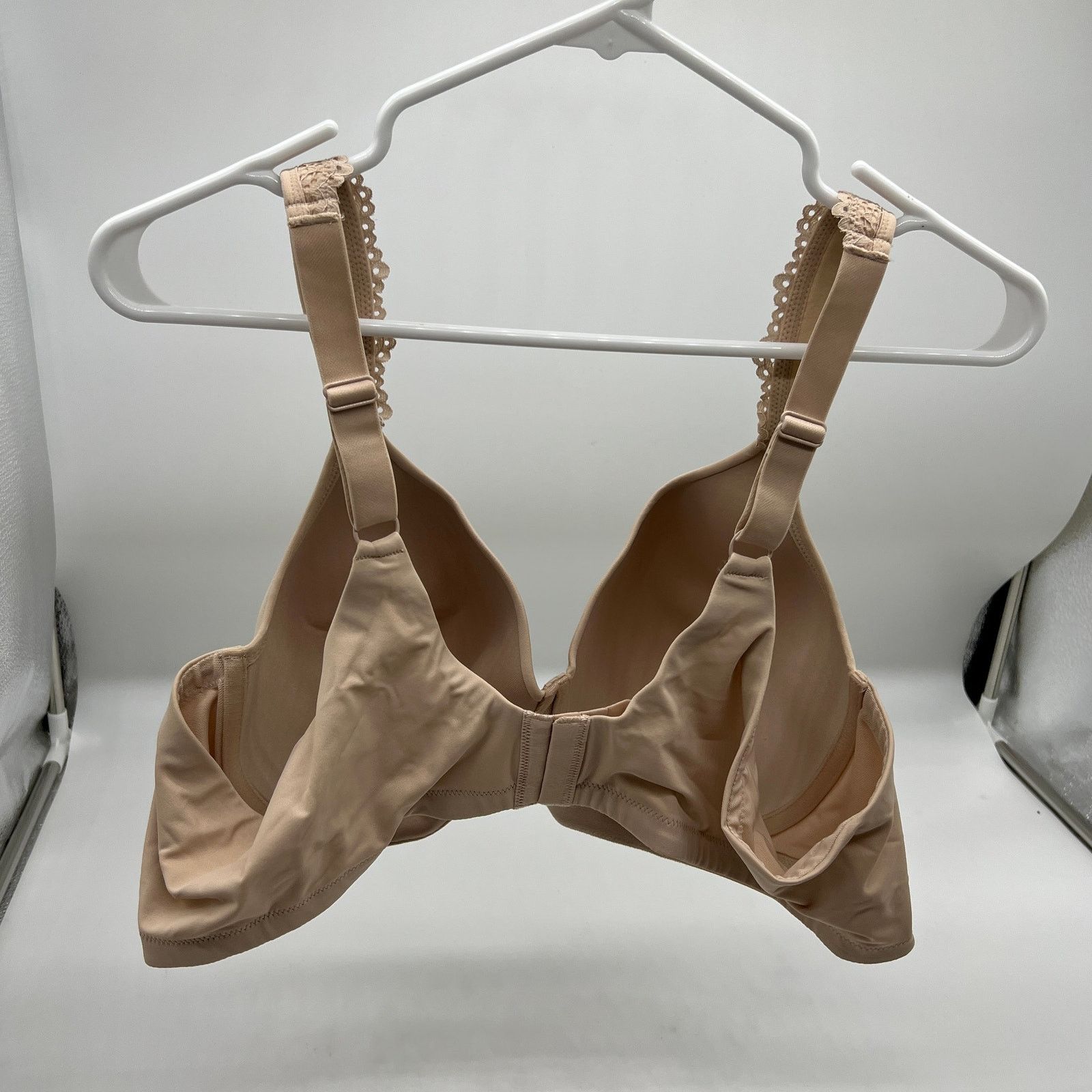Other Breezies Luxe Lace Wirefree T-Shirt Bra Sunbeige 44 C Size M / US 6-8 / IT 42-44 - 2 Thumbnail