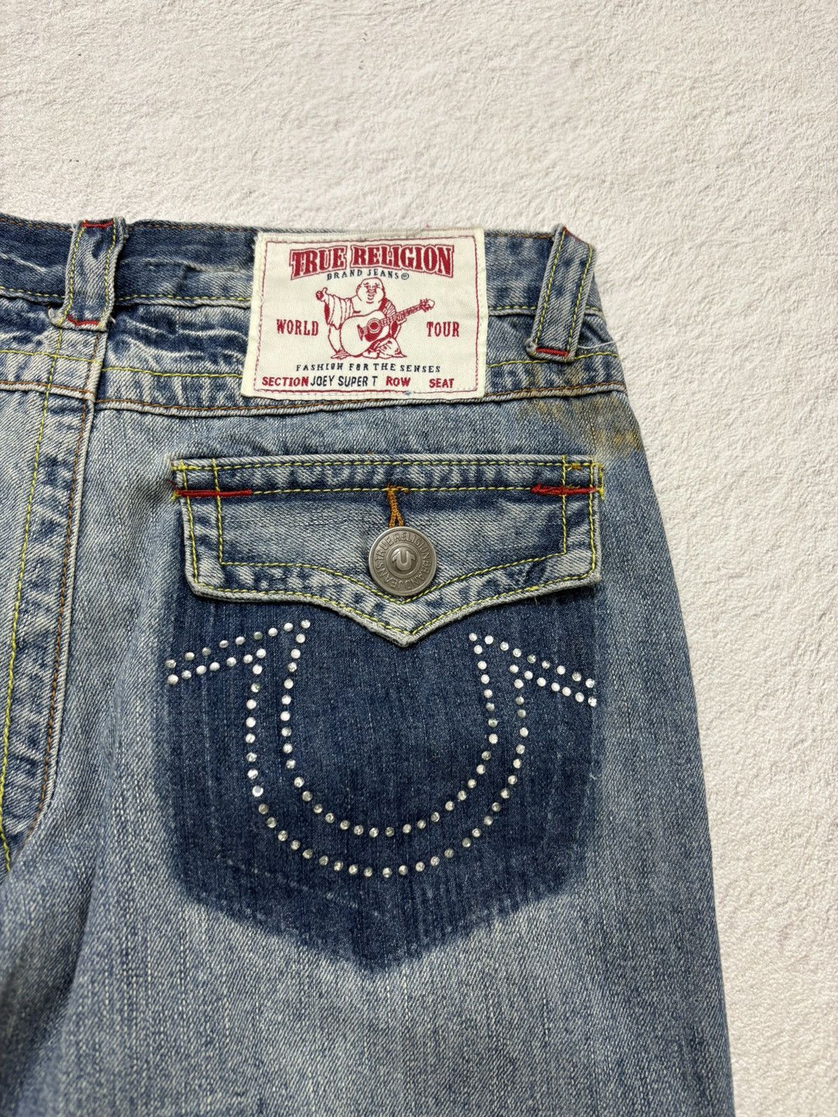 Hysteric Glamour 2000s True Religion Flared Wash denim Jeans Size US 27 - 8 Thumbnail