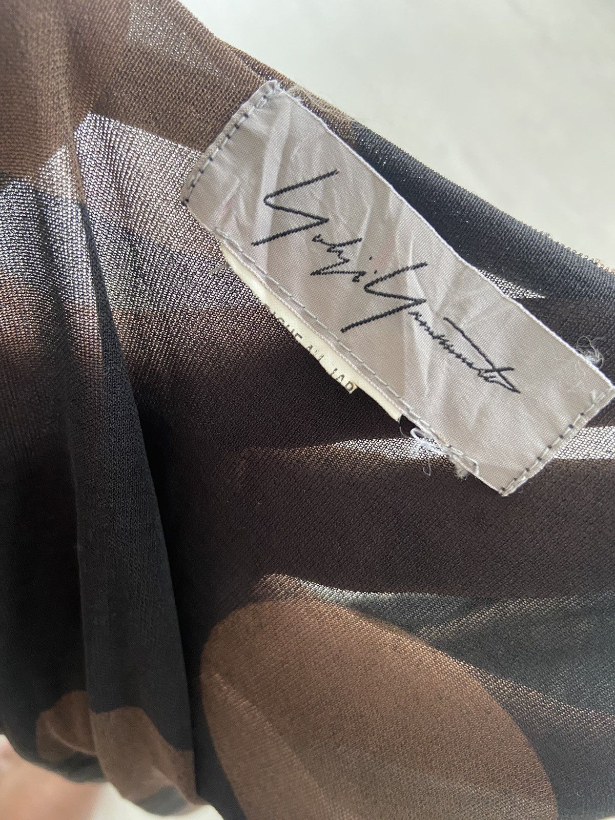 Yohji Yamamoto Vintage Yohji Yamamoto Signature Polkadot Brown Neck Cover Size ONE SIZE - 4 Thumbnail