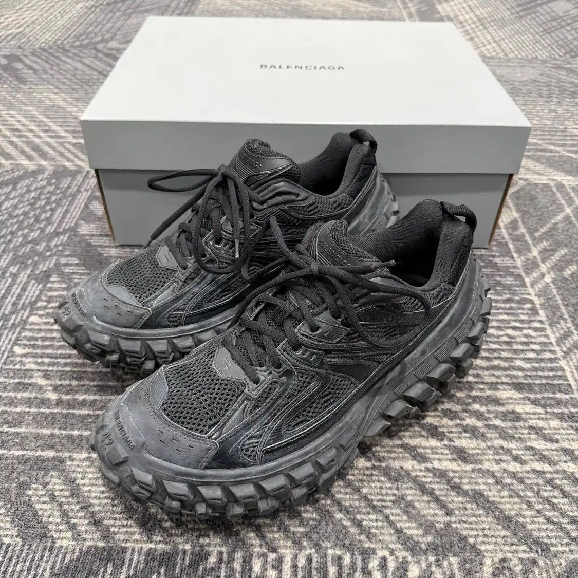 Balenciaga Balenciaga Technoclog Black Rubber | Grailed