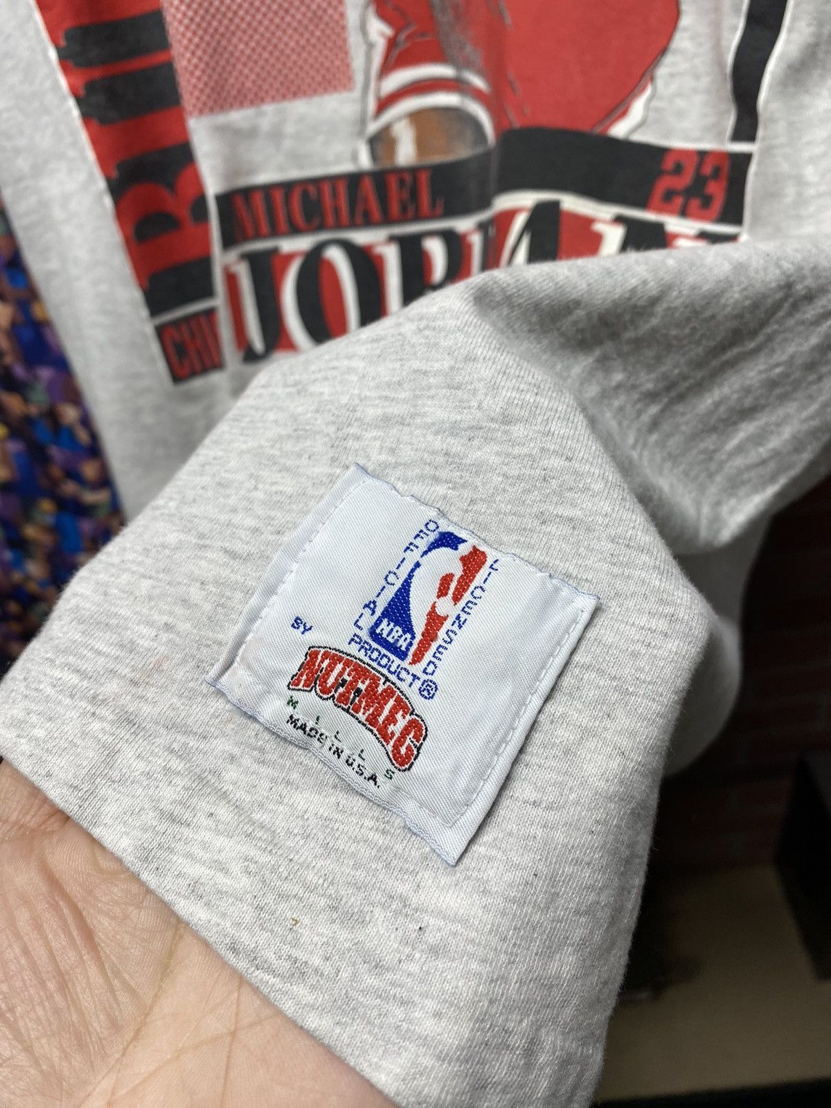Vintage 90’s Vintage Michael Jordan Bulls Tee Shirt XLarge Size US XL / EU 56 / 4 - 5 Thumbnail