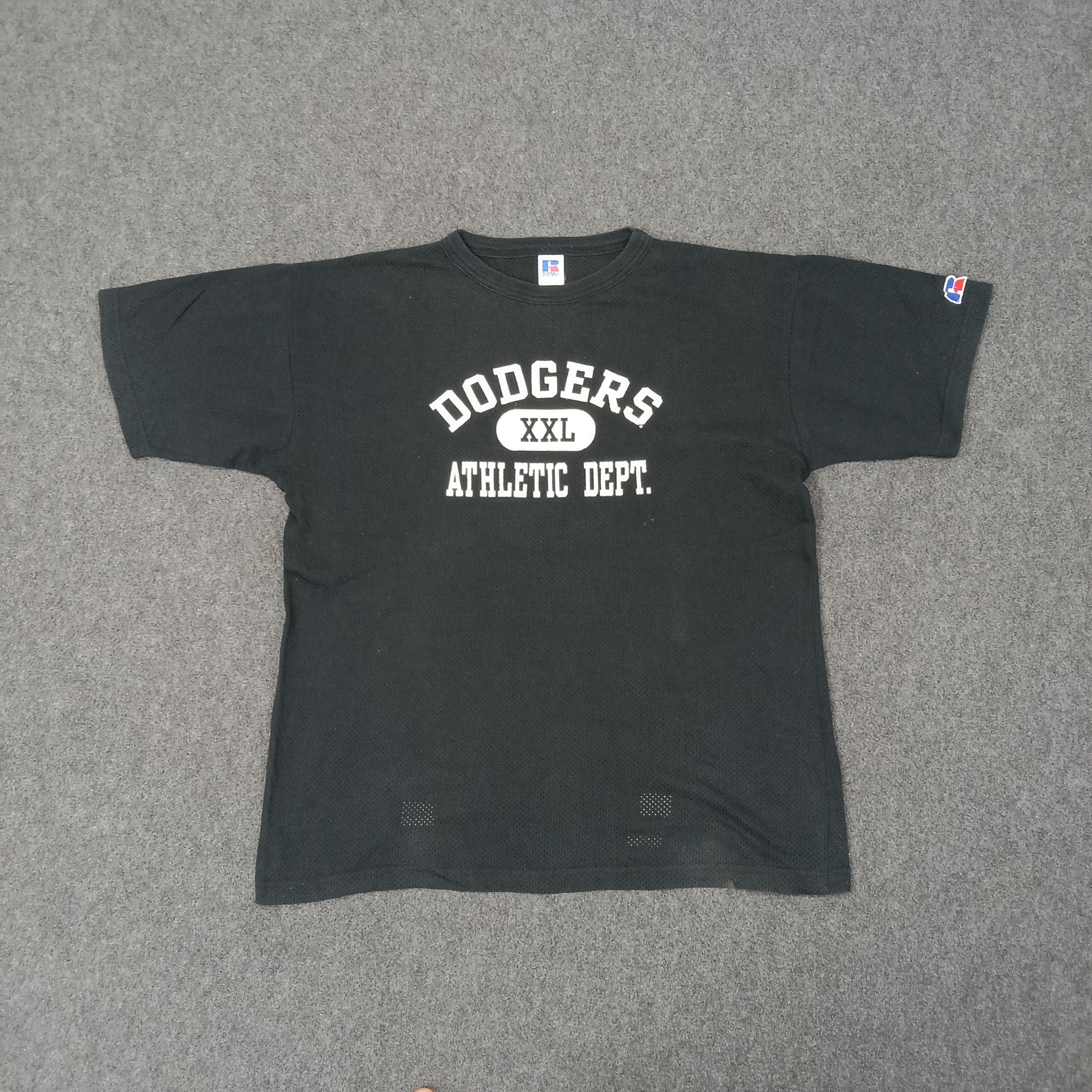 MLB Russell Dodgers Athletic Dept. XXL Baseball Tshirt C259N39 Size US L / EU 52-54 / 3 - 1 Thumbnail